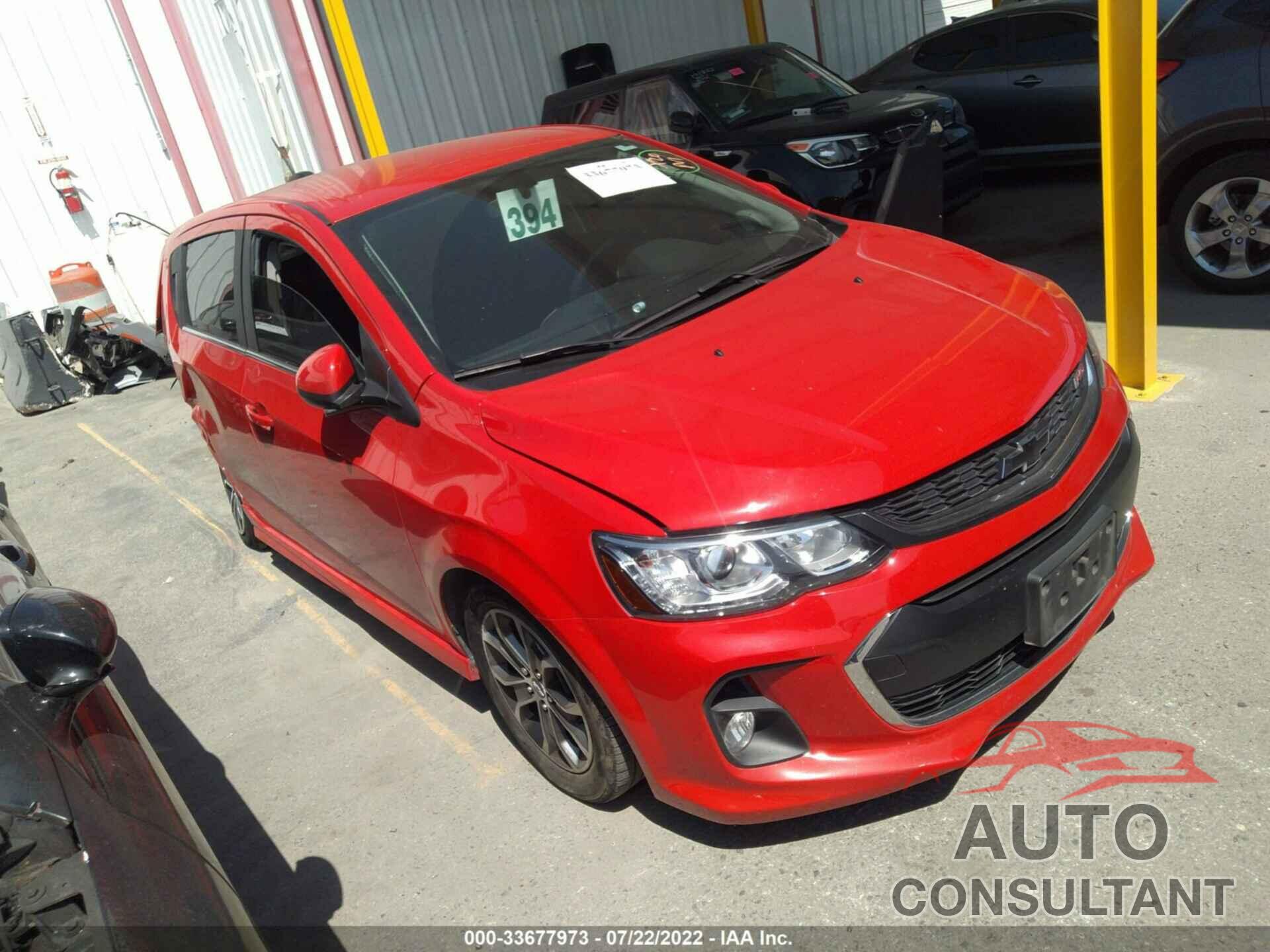 CHEVROLET SONIC 2020 - 1G1JD6SB2L4101752