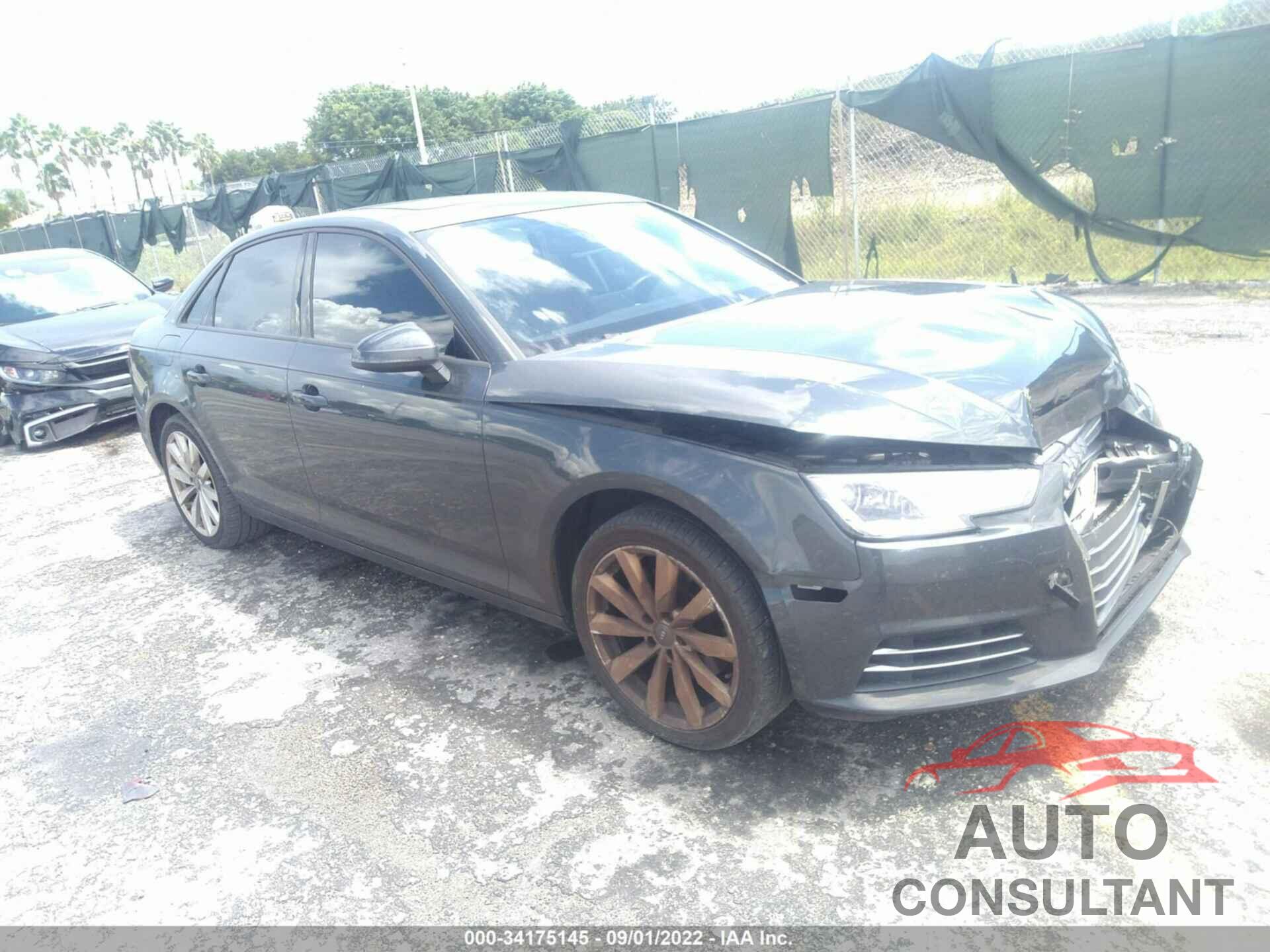 AUDI A4 2017 - WAUGMAF46HN060752