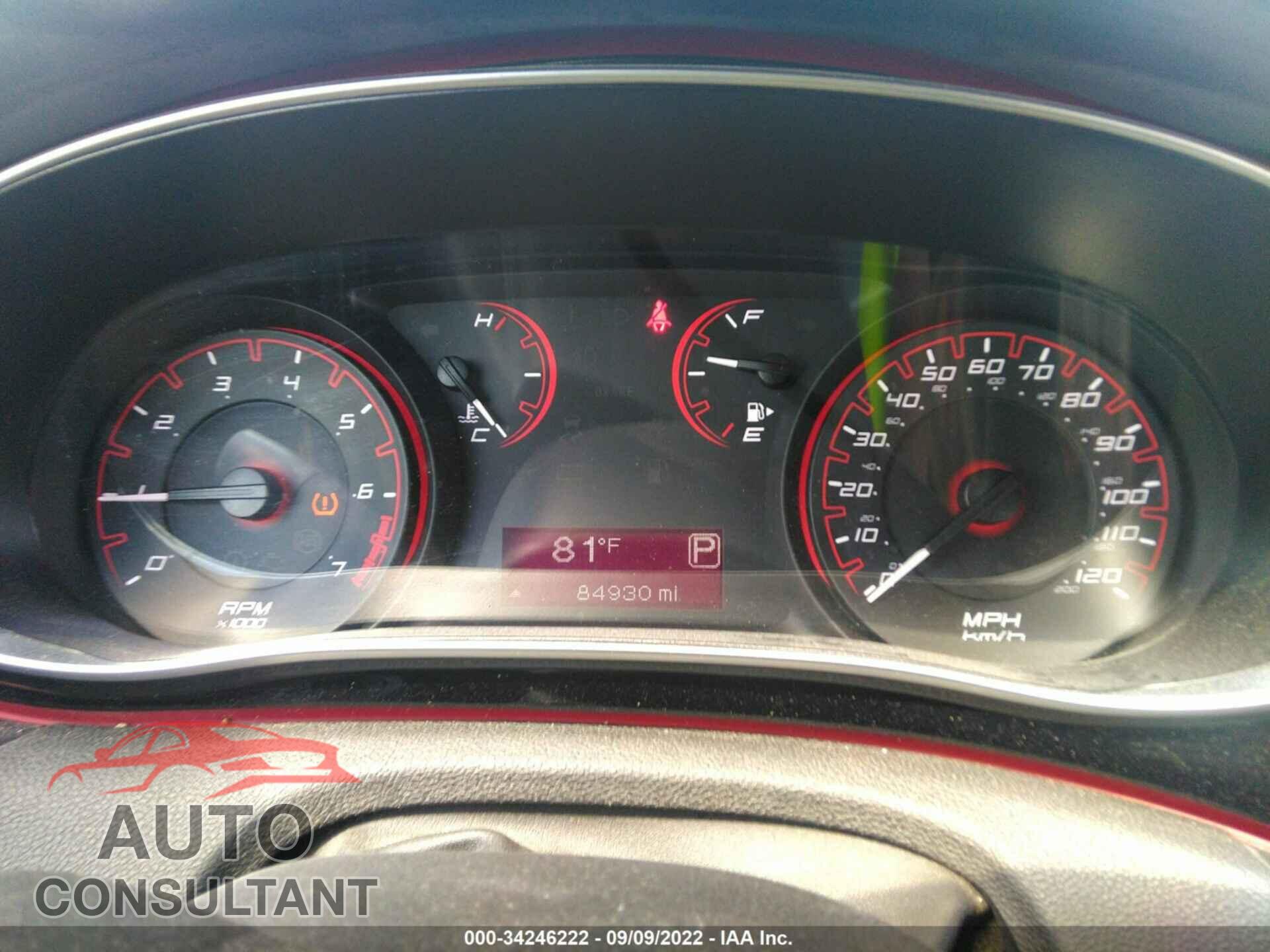 DODGE DART 2016 - 1C3CDFAA3GD584915