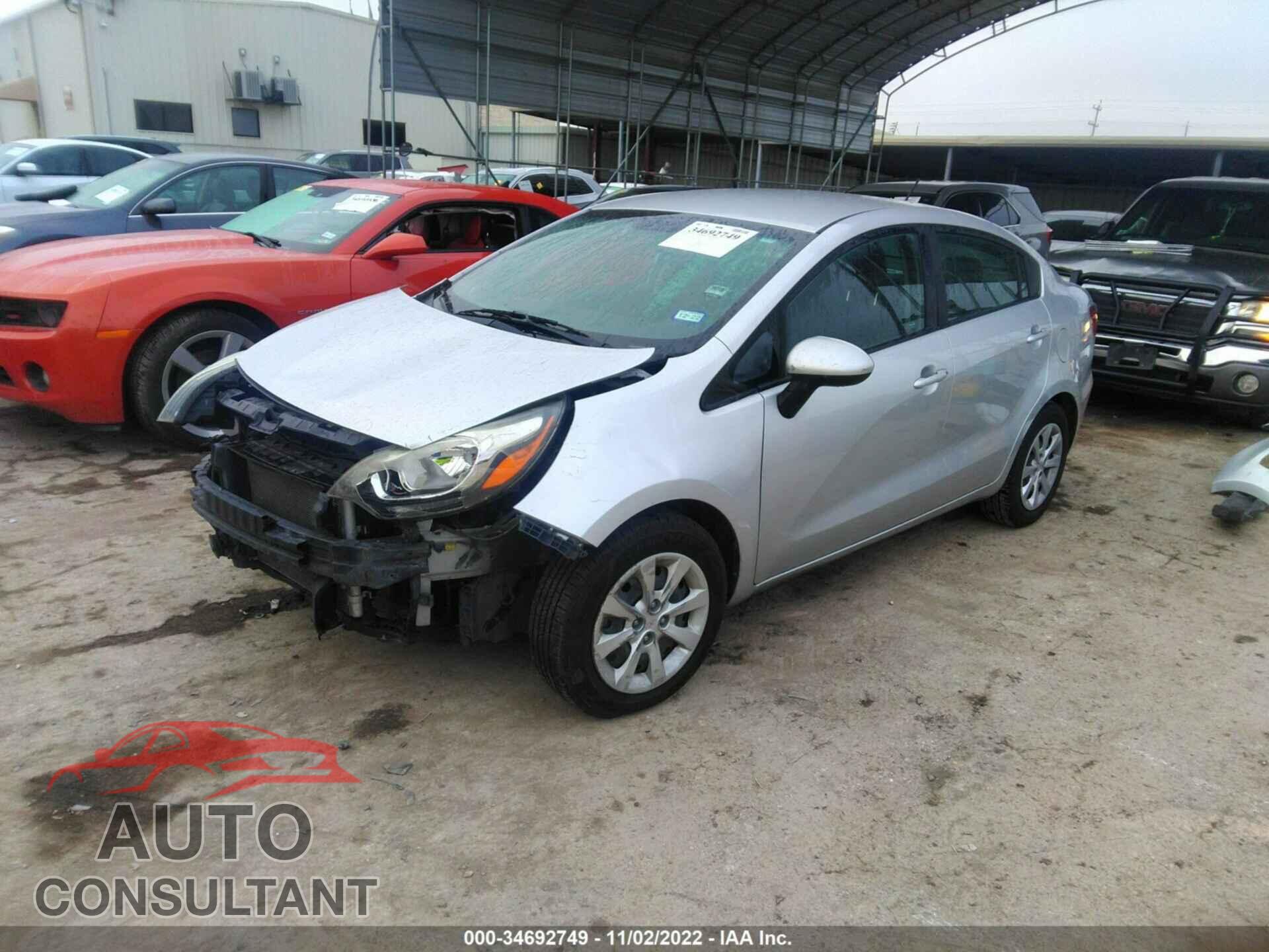 KIA RIO 2017 - KNADM4A33H6049740