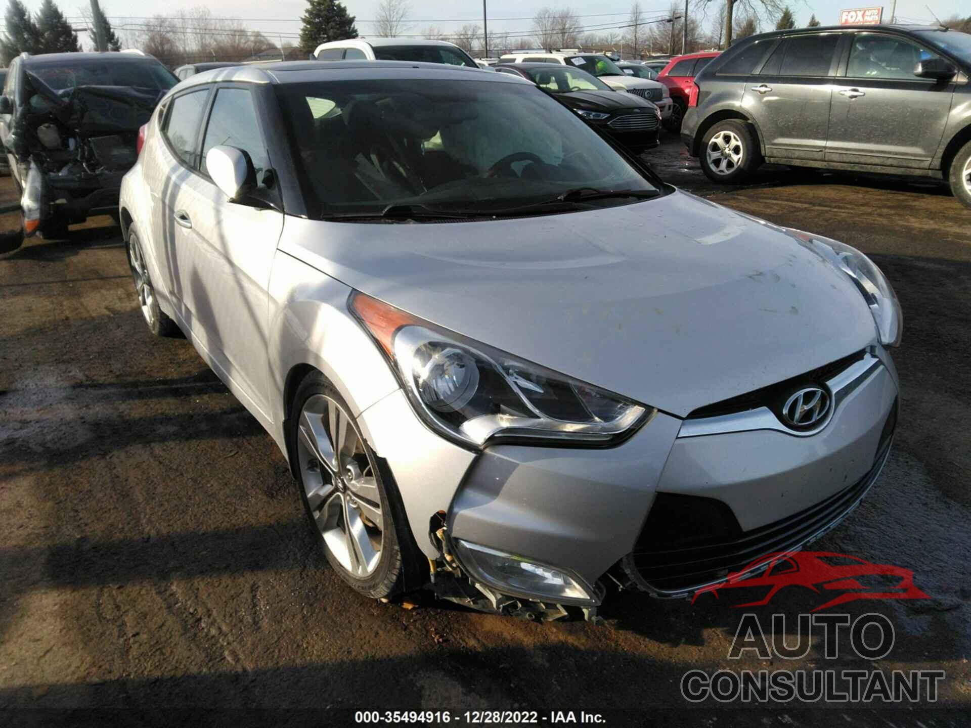 HYUNDAI VELOSTER 2017 - KMHTC6AD2HU322924