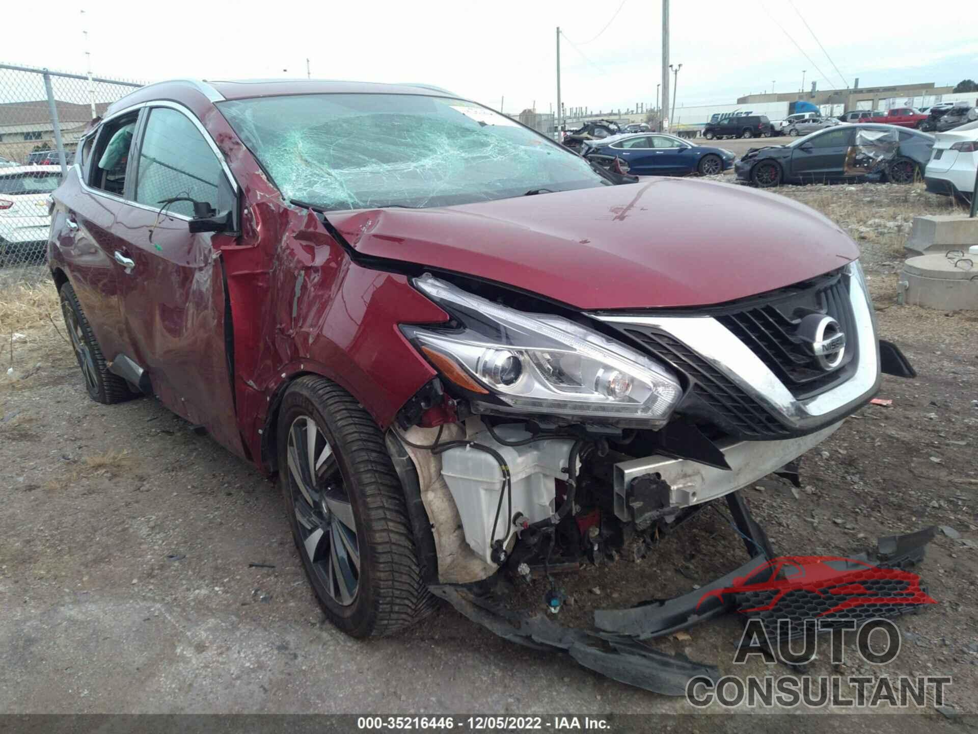 NISSAN MURANO 2015 - 5N1AZ2MH7FN290167