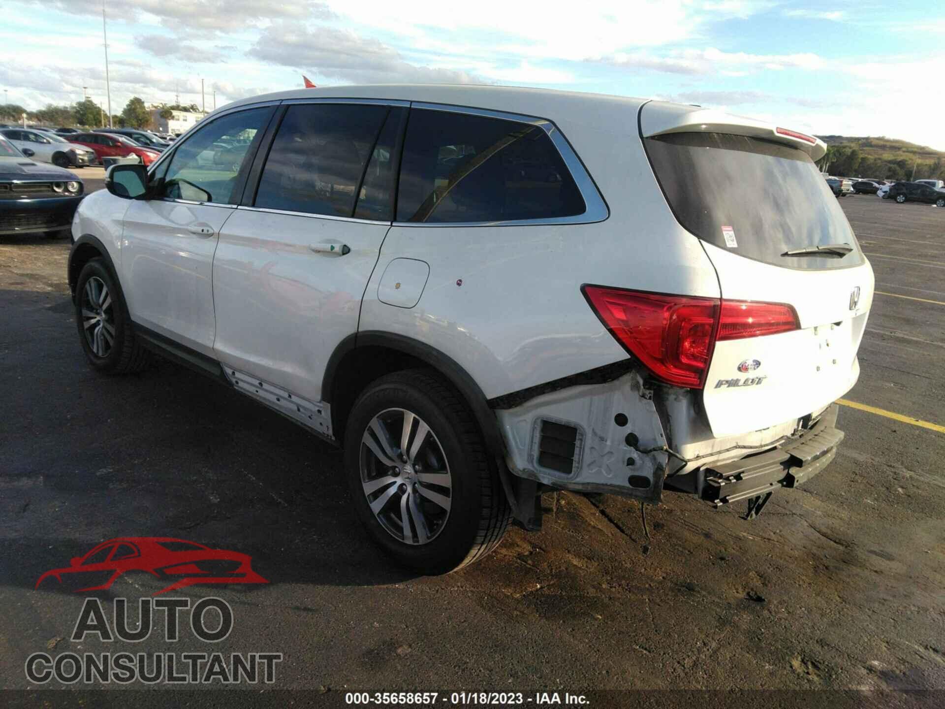 HONDA PILOT 2017 - 5FNYF5H57HB018653