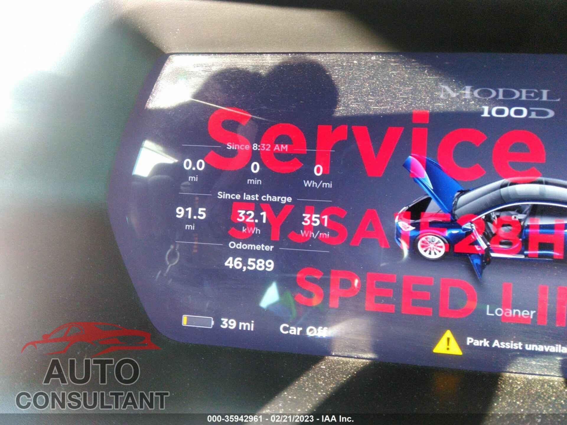 TESLA MODEL S 2017 - 5YJSA1E28HF232848