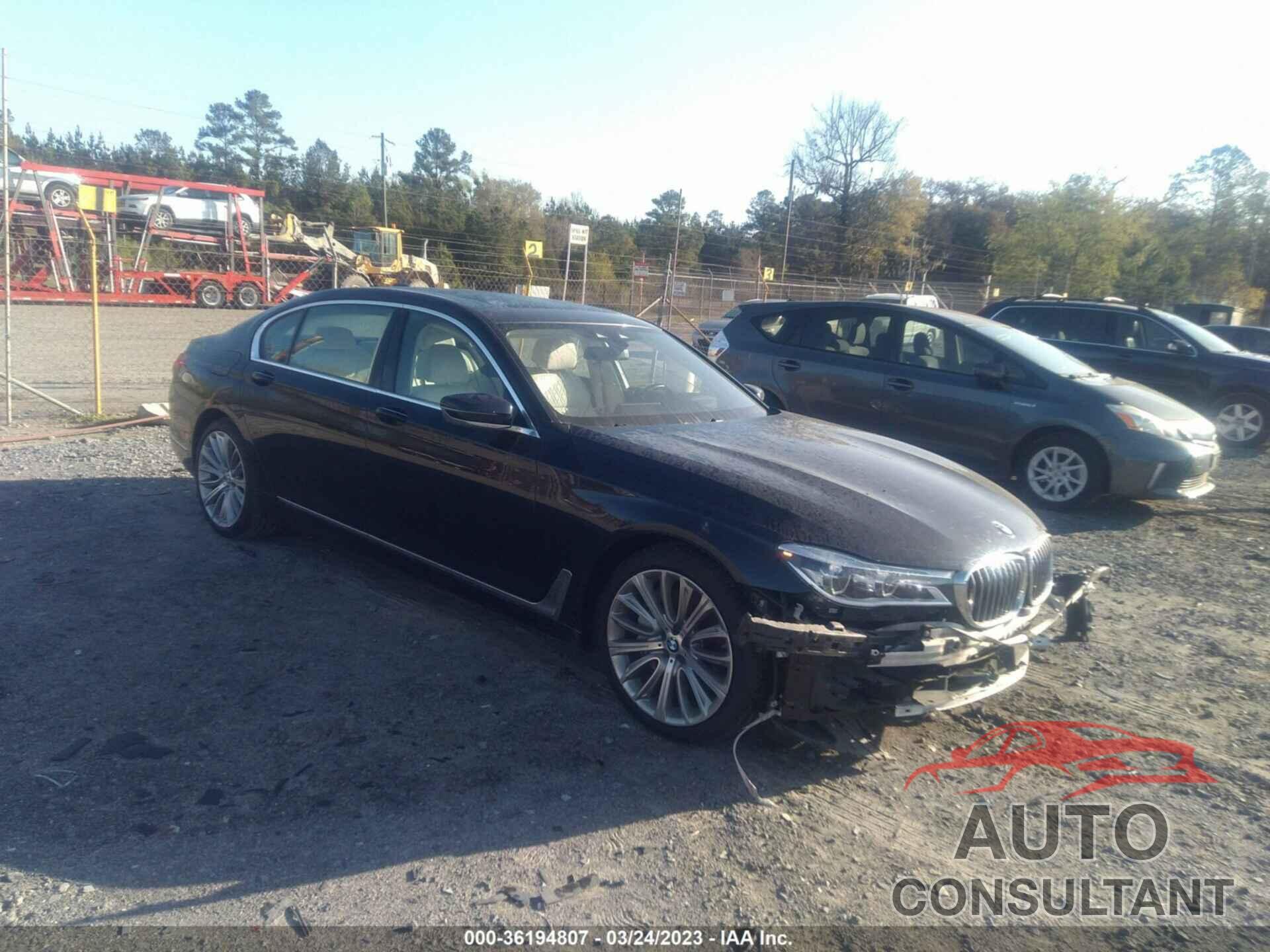 BMW 7 SERIES 2016 - WBA7F0C57GGL99105