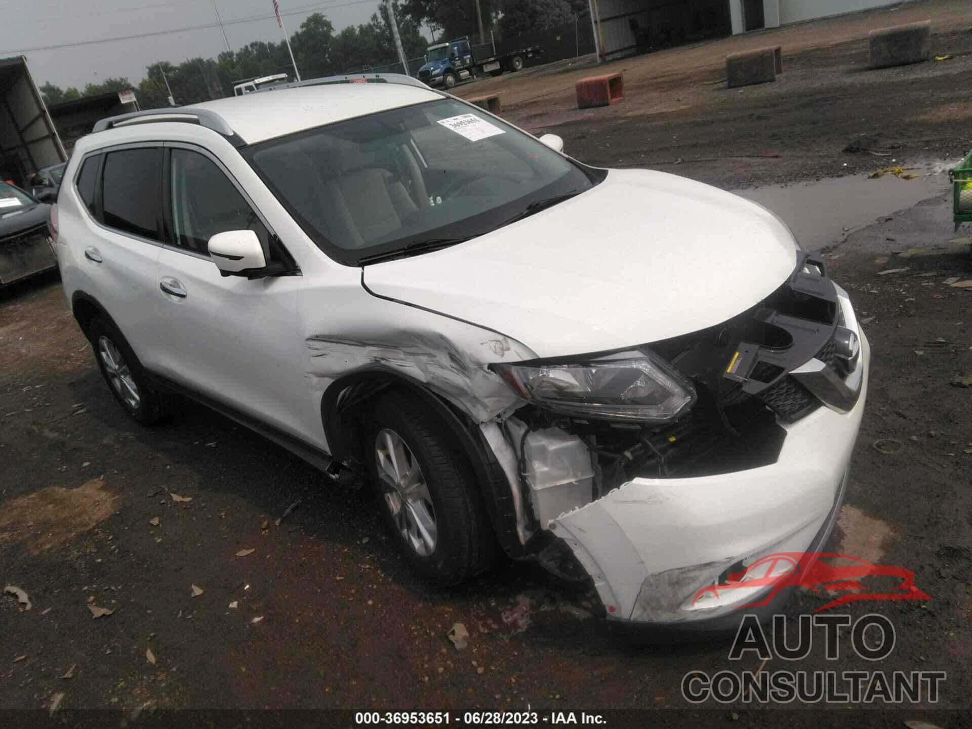 NISSAN ROGUE 2016 - KNMAT2MV7GP737694