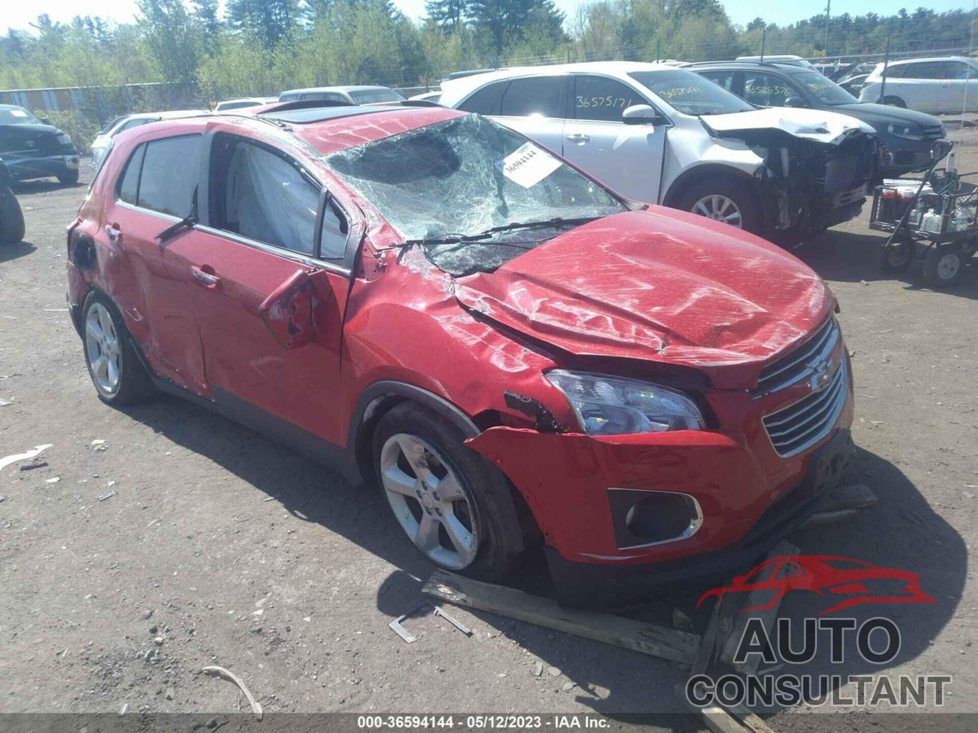 CHEVROLET TRAX 2015 - 3GNCJTSB9FL202106