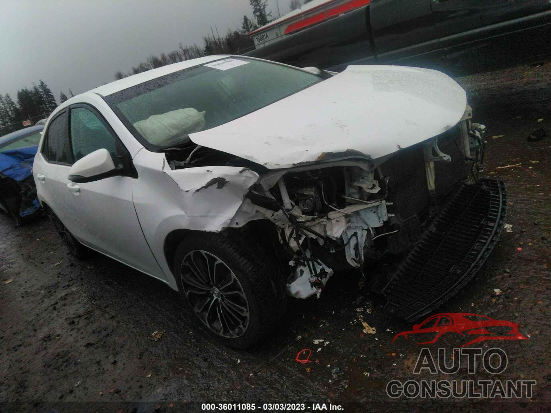 TOYOTA COROLLA 2016 - 2T1BURHE7GC595544