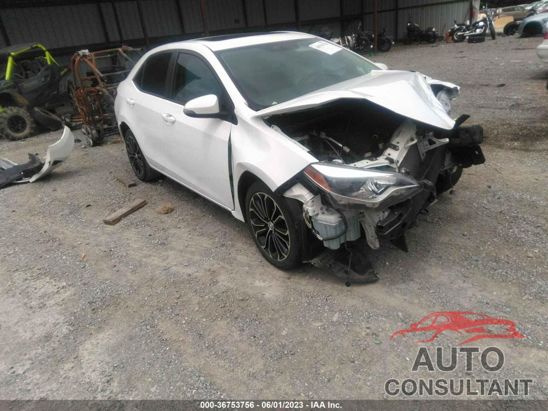 TOYOTA COROLLA 2016 - 2T1BURHE0GC572431