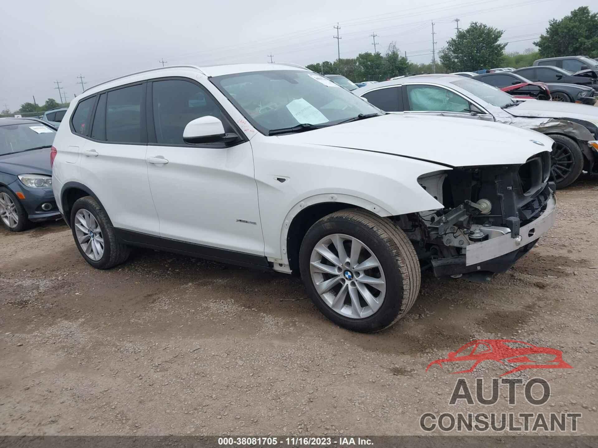 BMW X3 2017 - 5UXWX9C31H0T22981