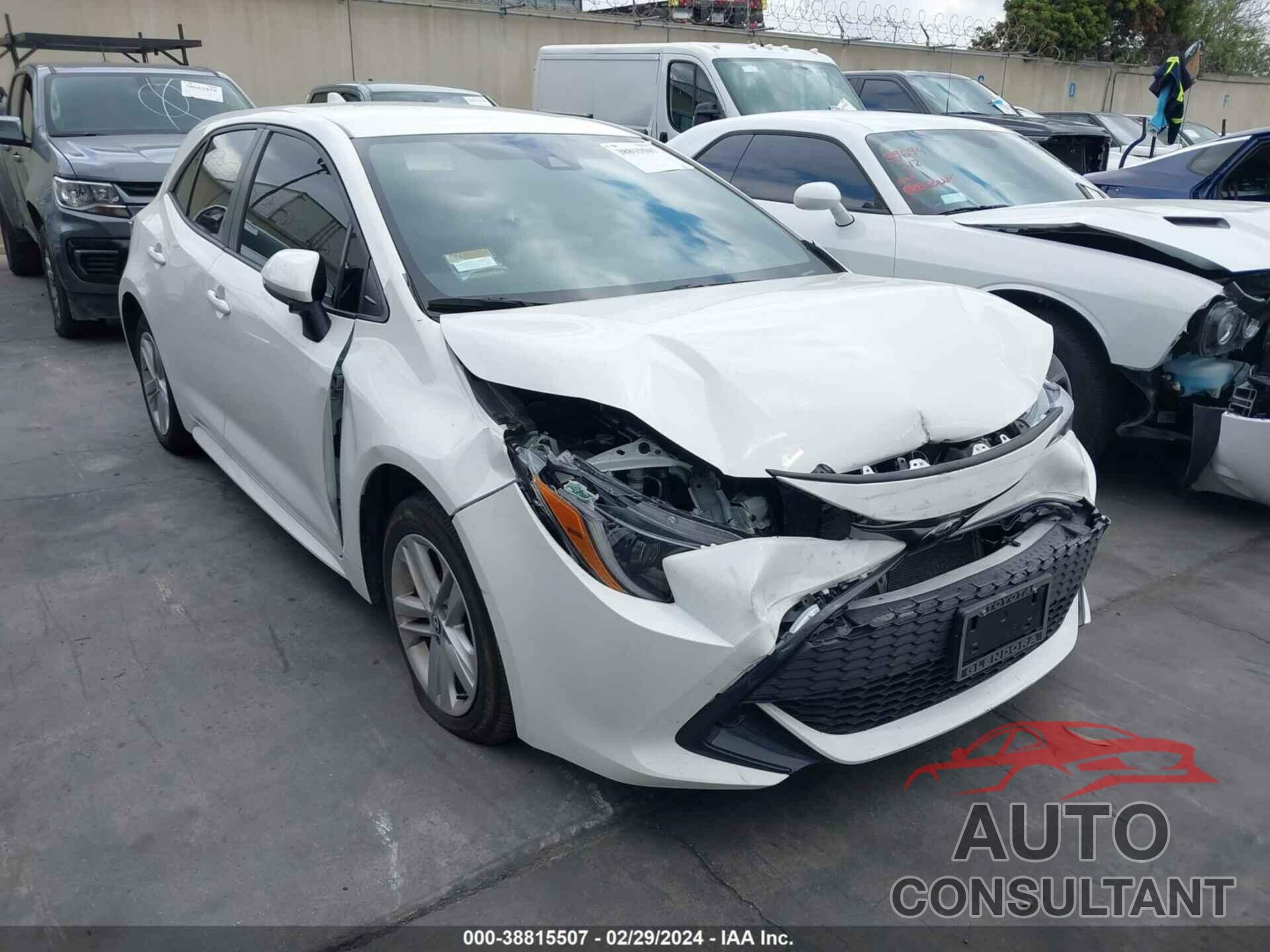 TOYOTA COROLLA 2022 - JTND4MBE0N3190731