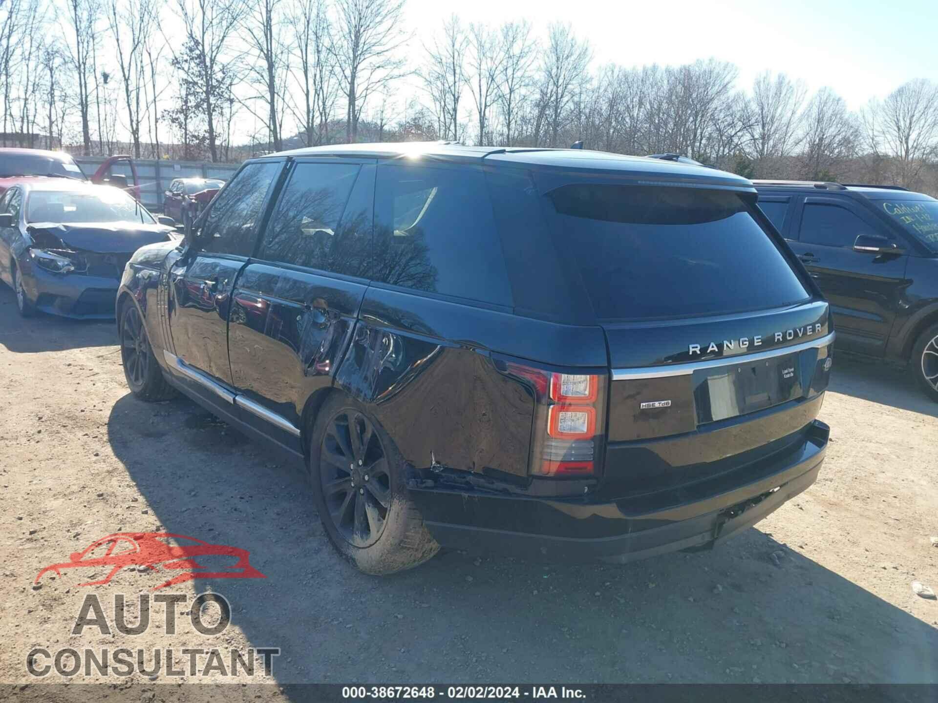 LAND ROVER RANGE ROVER 2016 - SALGS2KF0GA265732