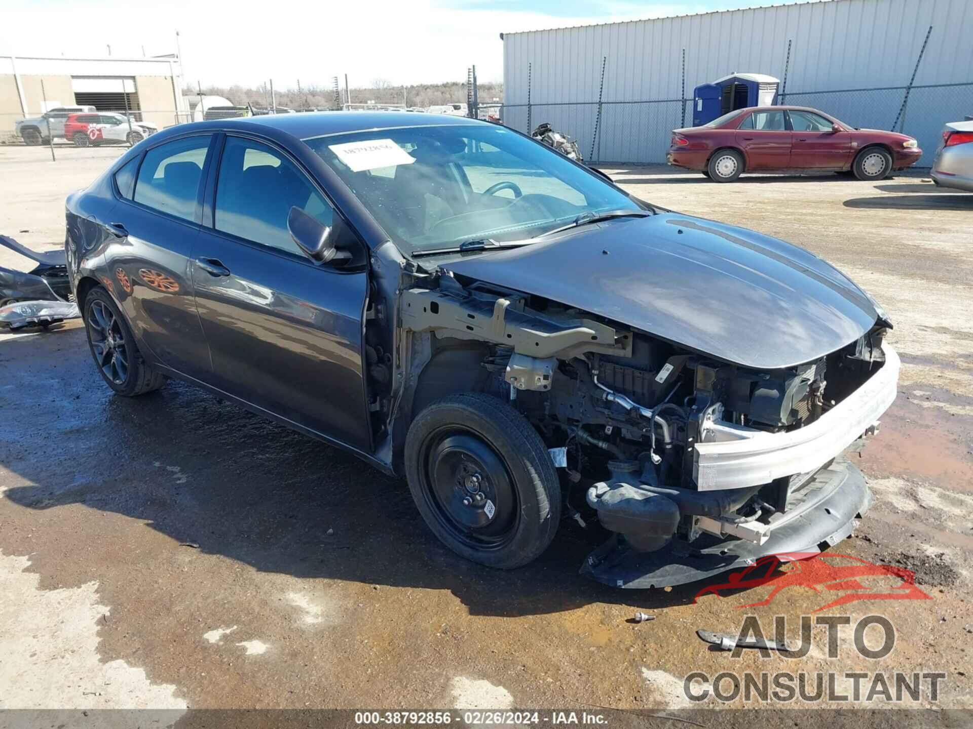 DODGE DART 2016 - 1C3CDFBB4GD624426