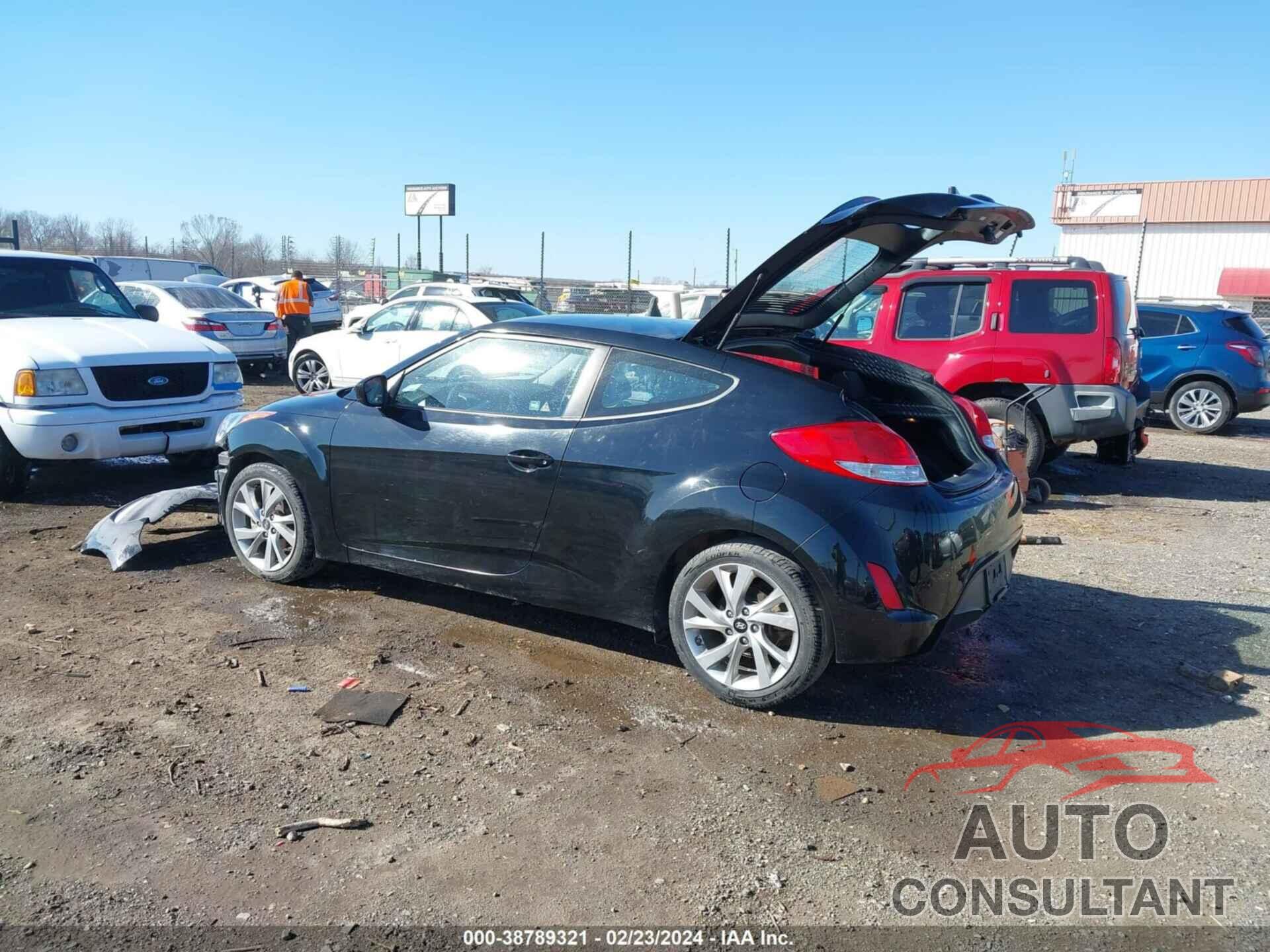 HYUNDAI VELOSTER 2017 - KMHTC6AD7HU308288