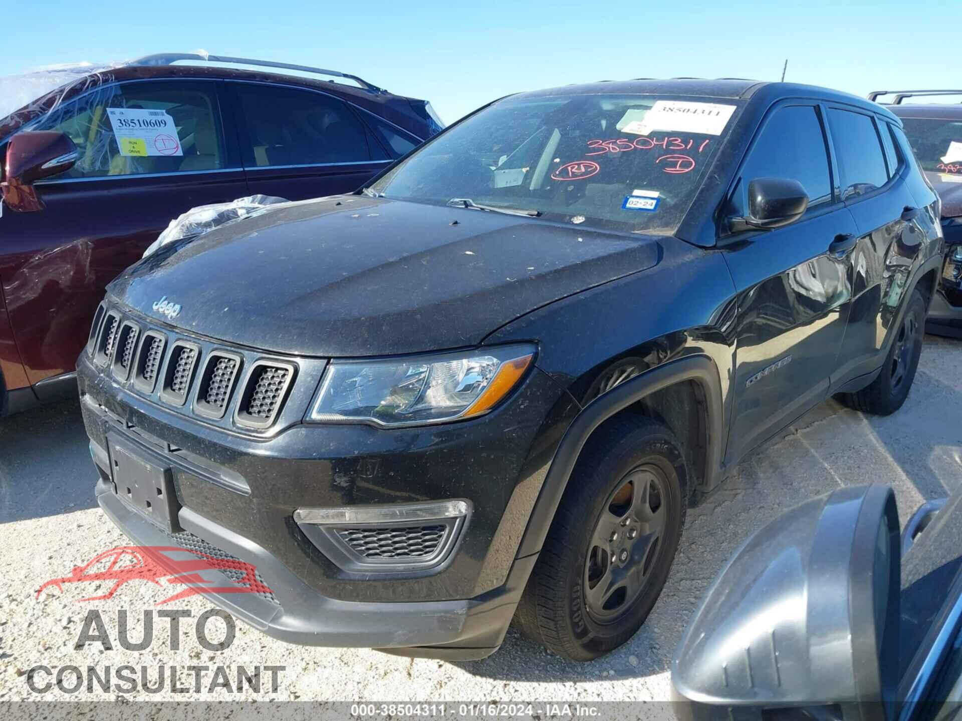 JEEP COMPASS 2019 - 3C4NJCAB9KT856357