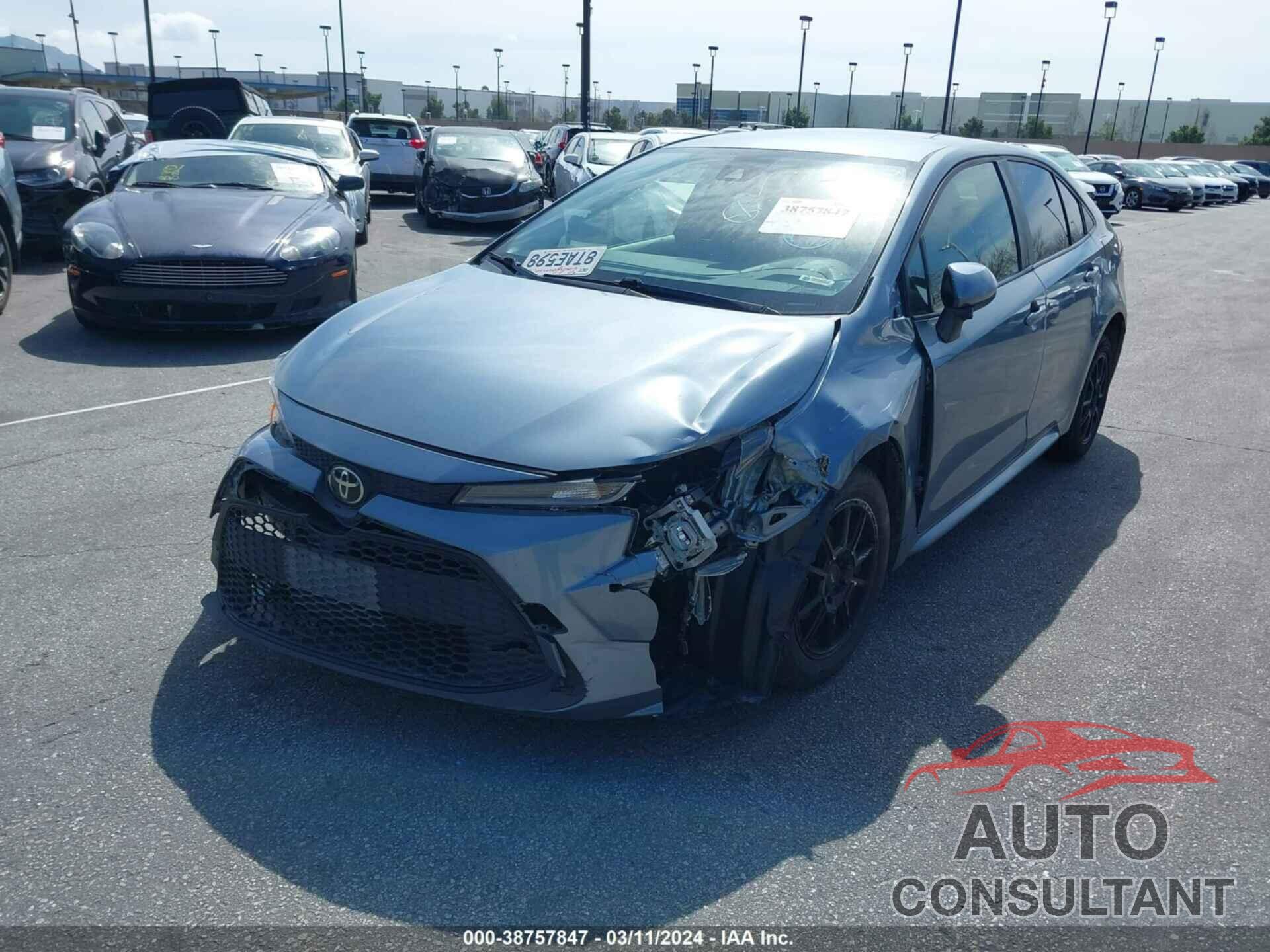 TOYOTA COROLLA 2020 - JTDEPRAE6LJ042378