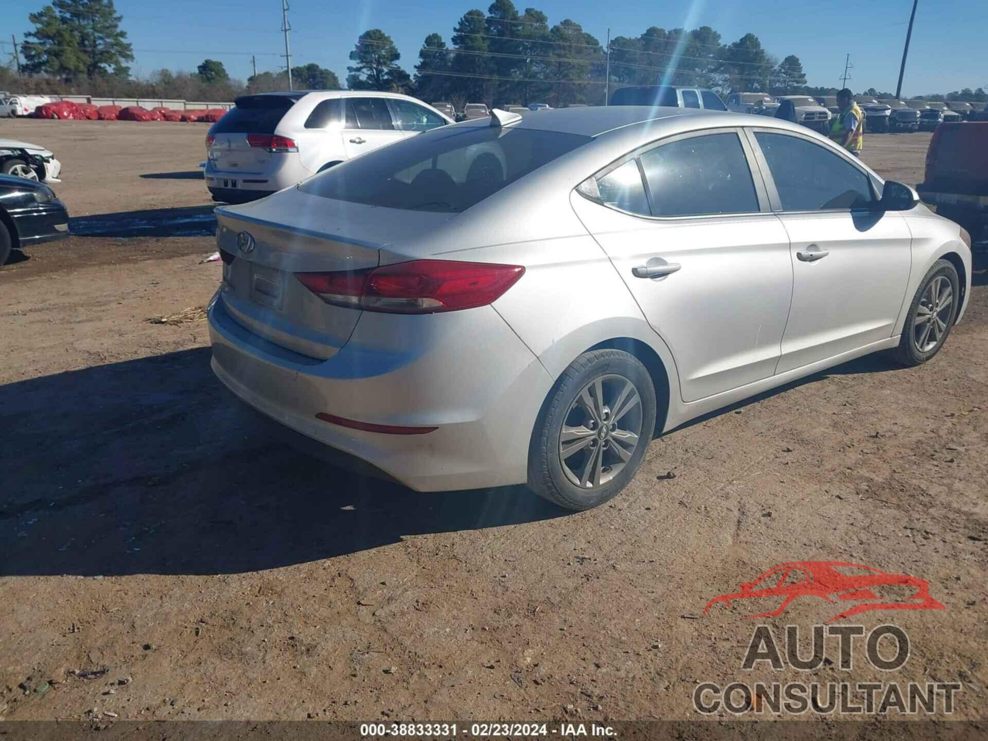 HYUNDAI ELANTRA 2017 - 5NPD84LFXHH042997