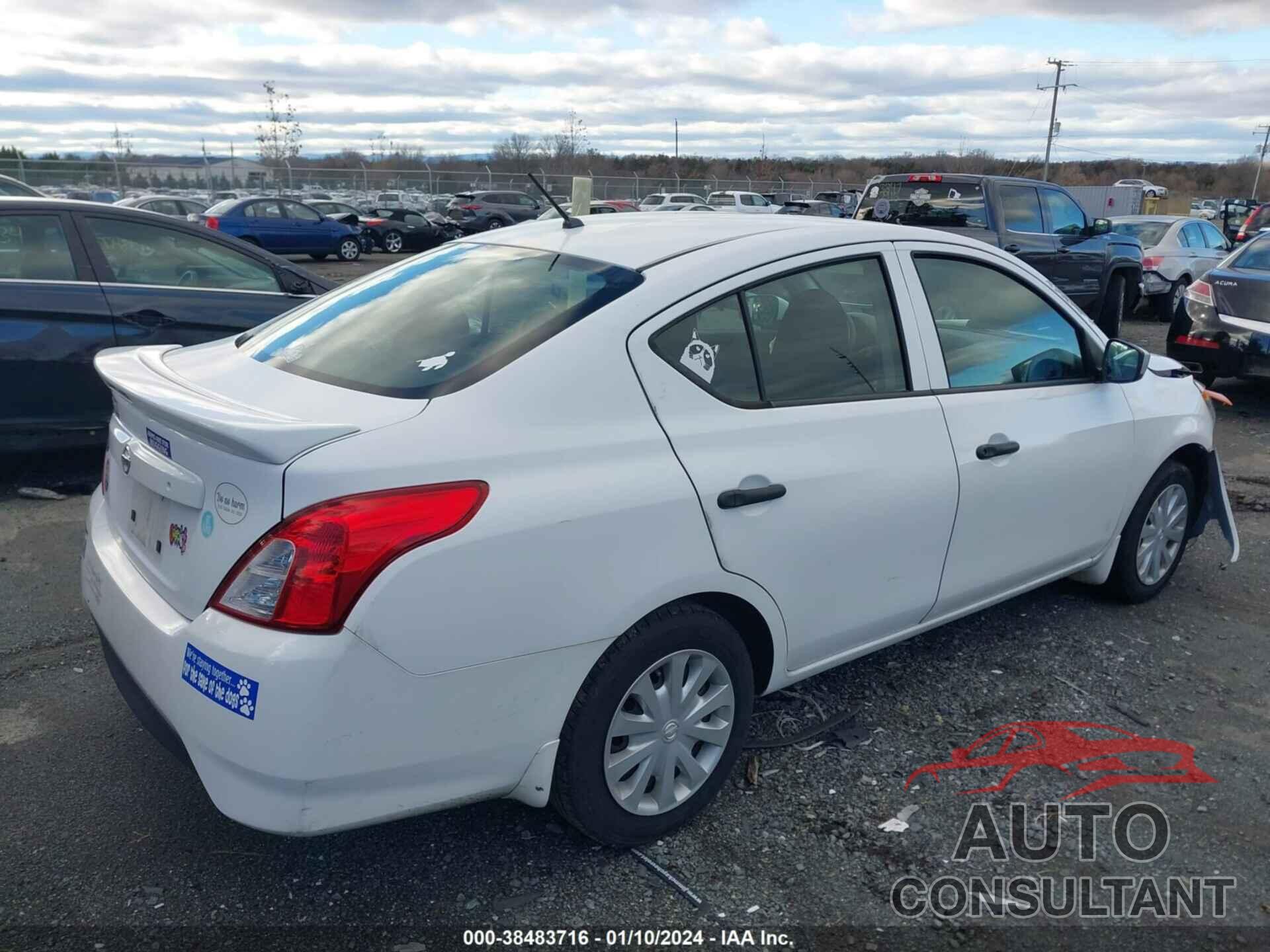 NISSAN VERSA 2017 - 3N1CN7AP4HL895965