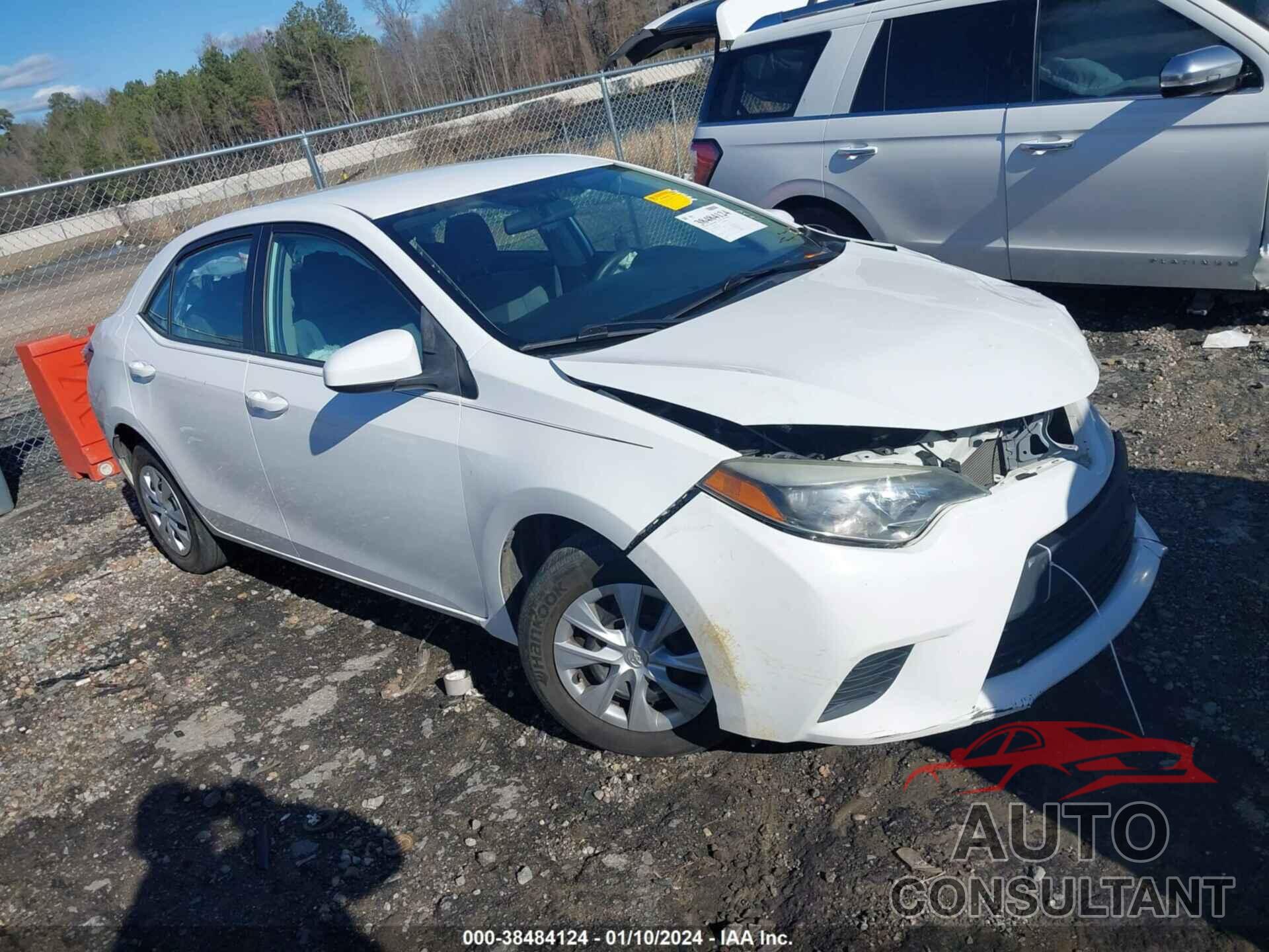 TOYOTA COROLLA 2016 - 2T1BURHE5GC722470