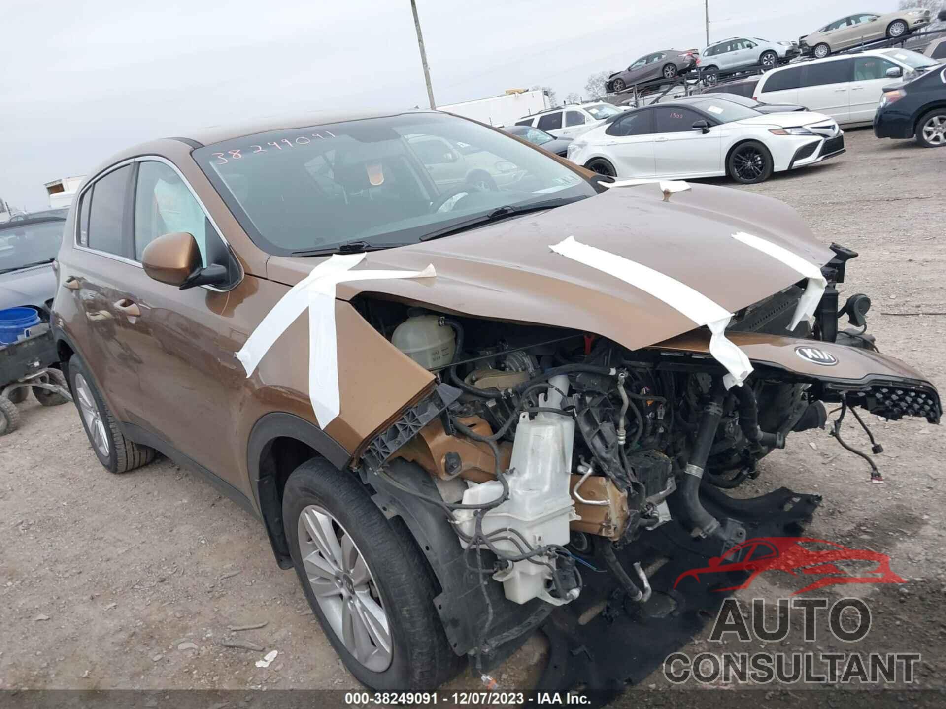 KIA SPORTAGE 2017 - KNDPMCACXH7186100