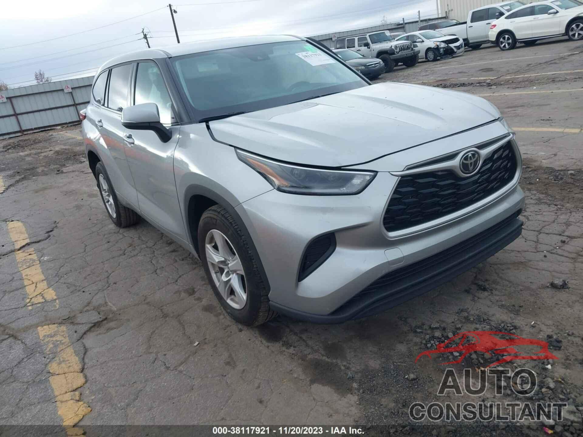 TOYOTA HIGHLANDER 2021 - 5TDCZRAH2MS083588