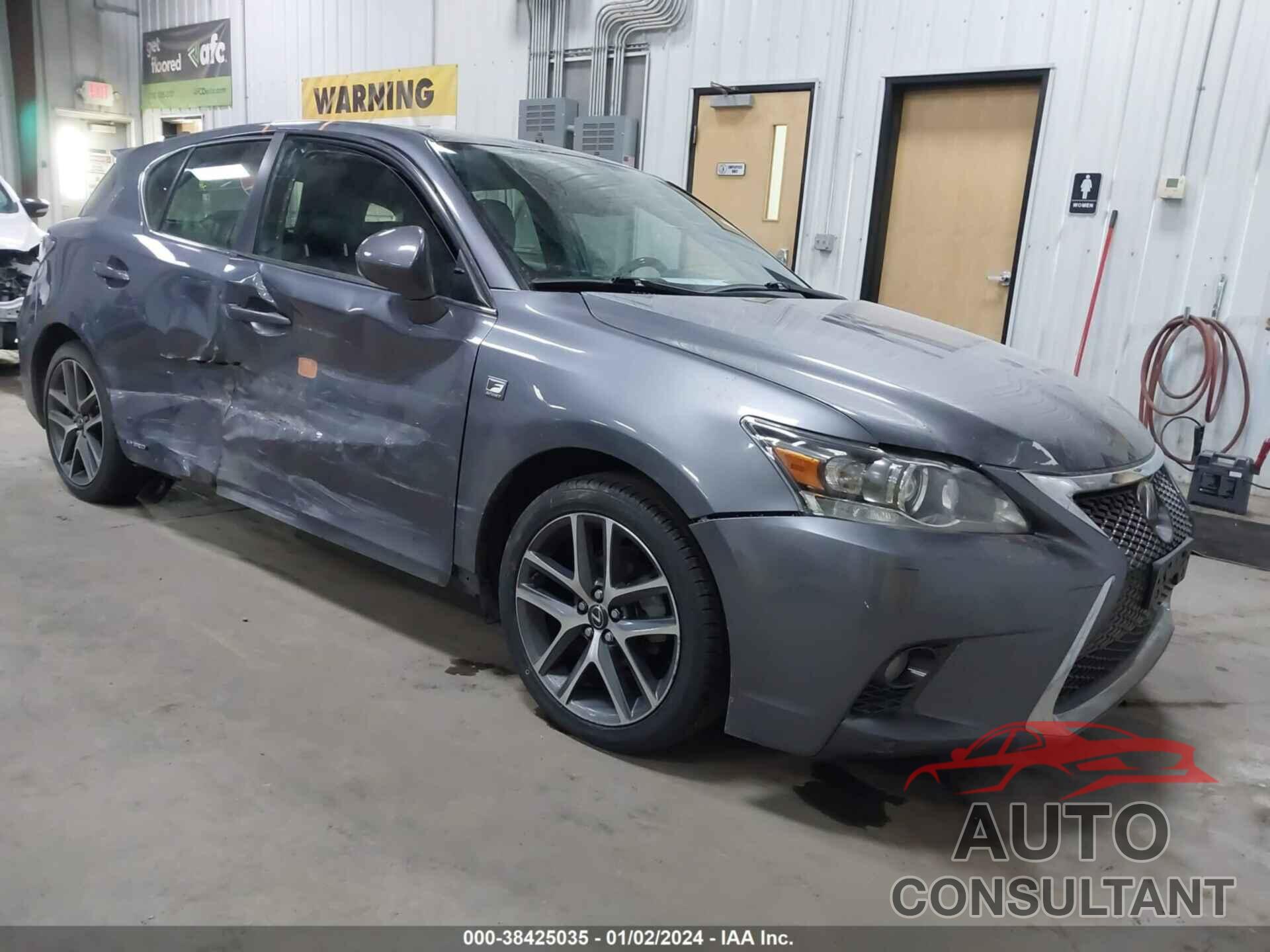 LEXUS CT 200H 2017 - JTHKD5BH3H2291962