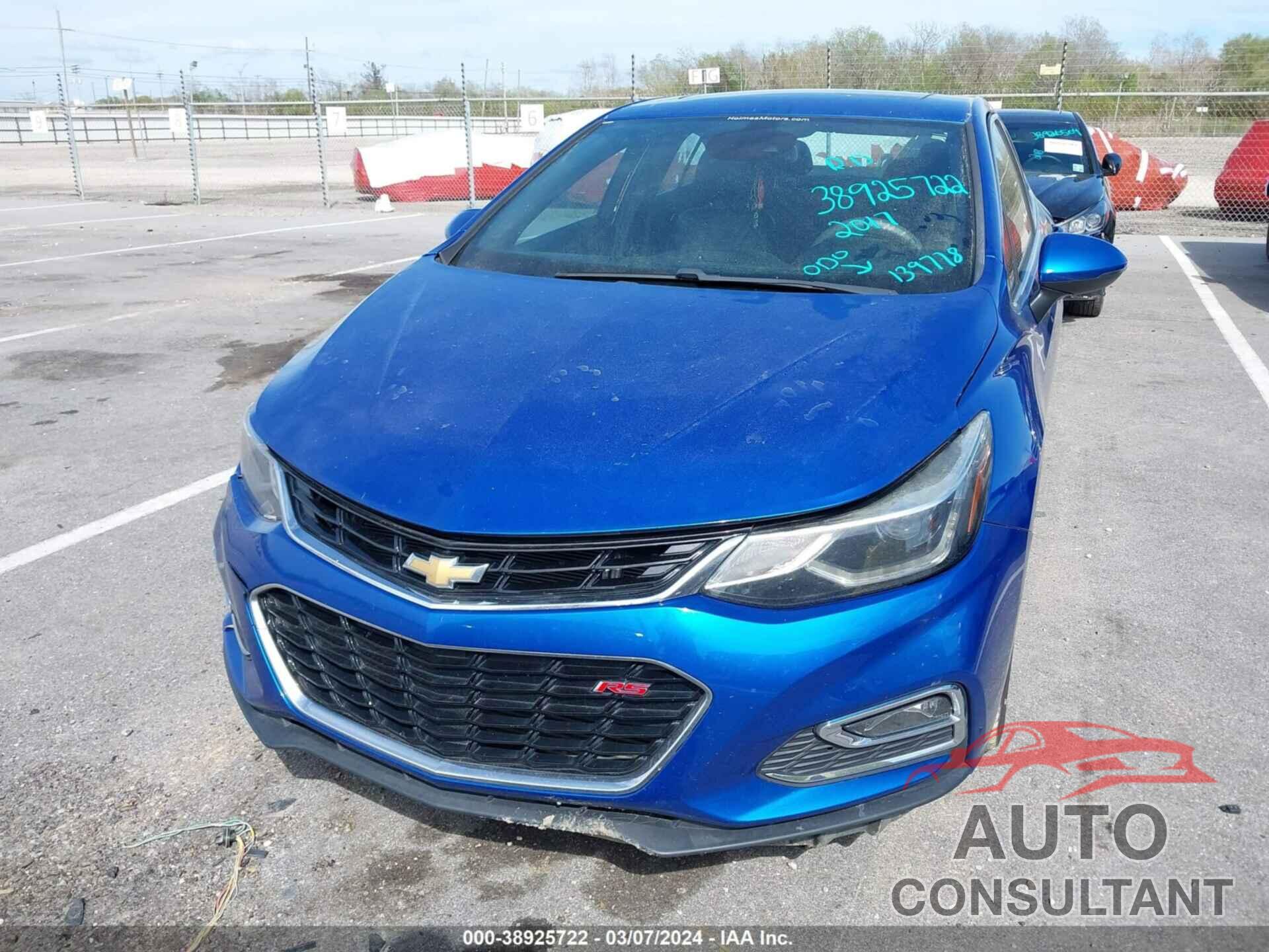 CHEVROLET CRUZE 2017 - 1G1BF5SM6H7114939