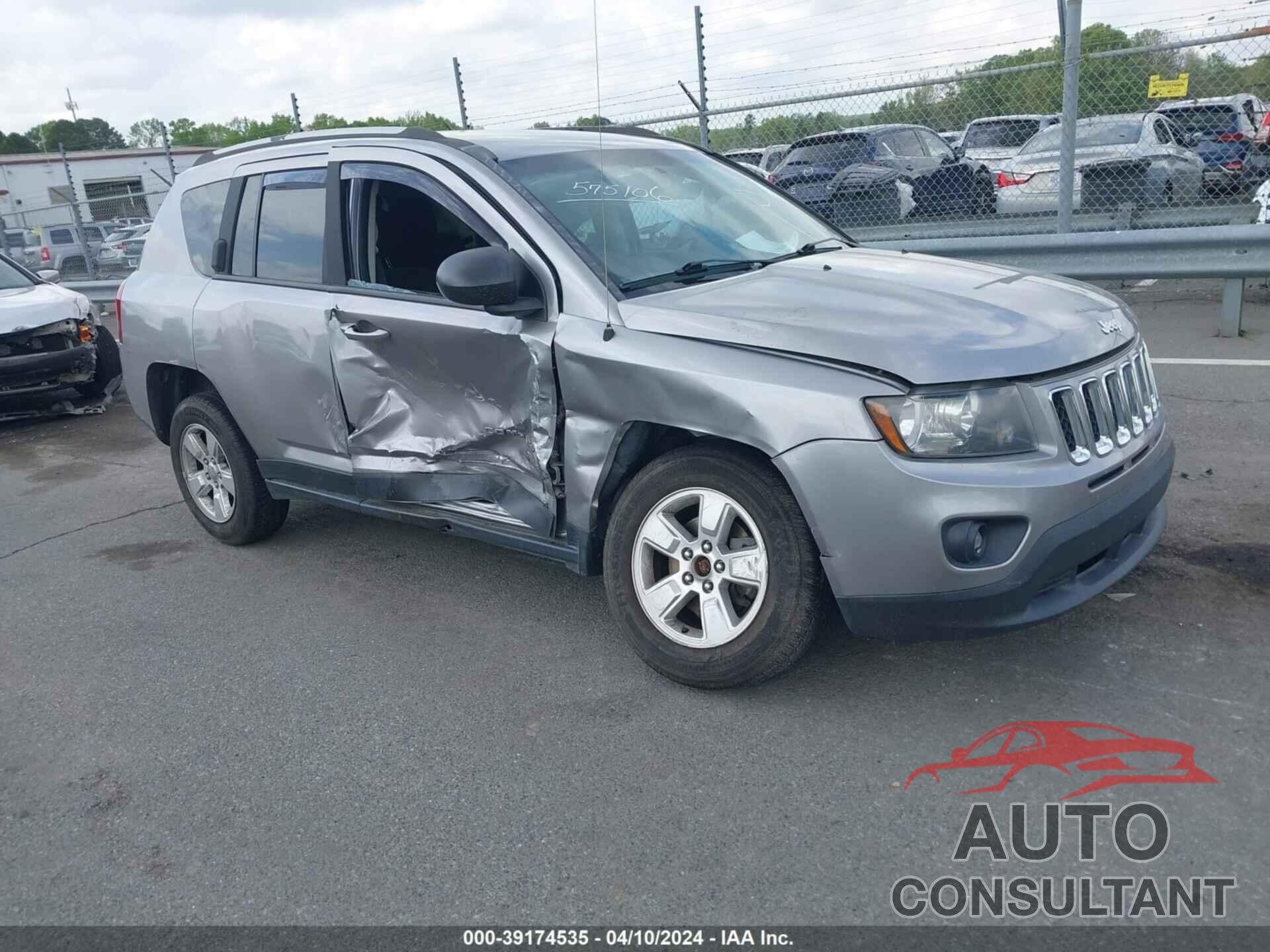 JEEP COMPASS 2016 - 1C4NJCBAXGD575106