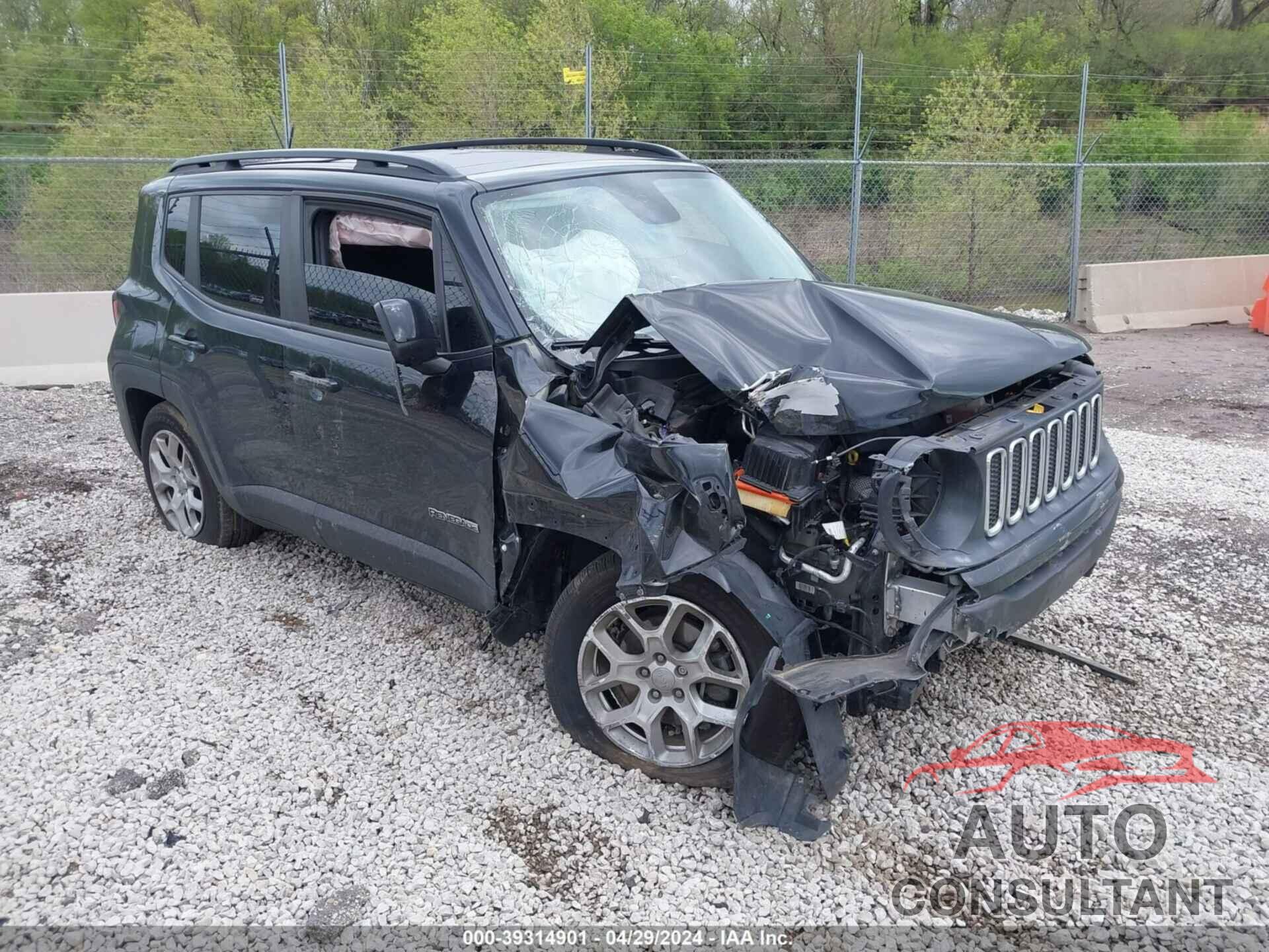 JEEP RENEGADE 2017 - ZACCJABB8HPG37707