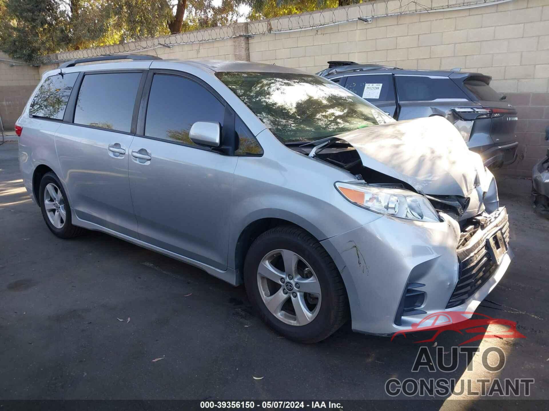 TOYOTA SIENNA 2020 - 5TDKZ3DC0LS072905