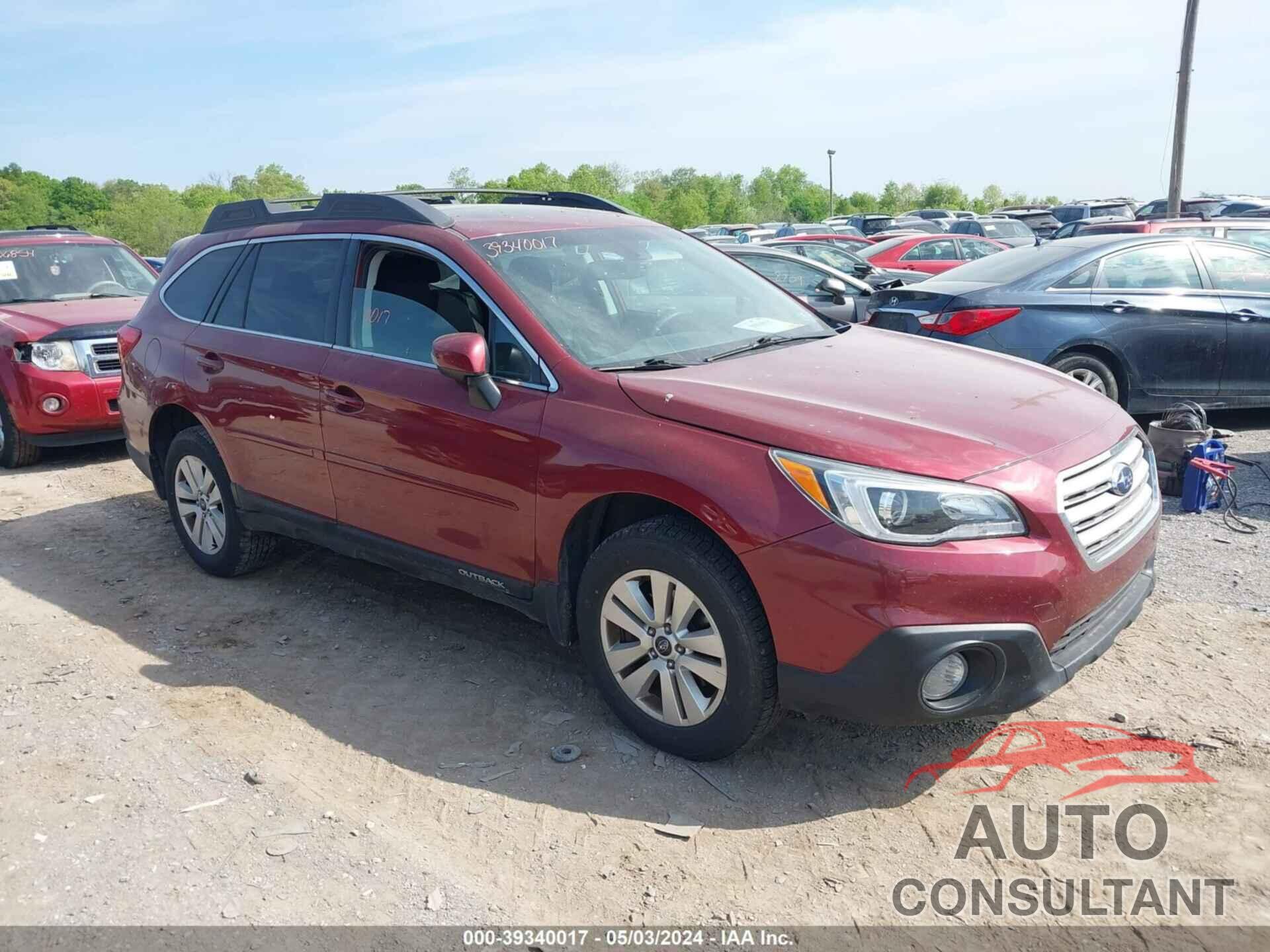 SUBARU OUTBACK 2017 - 4S4BSAHC2H3294692