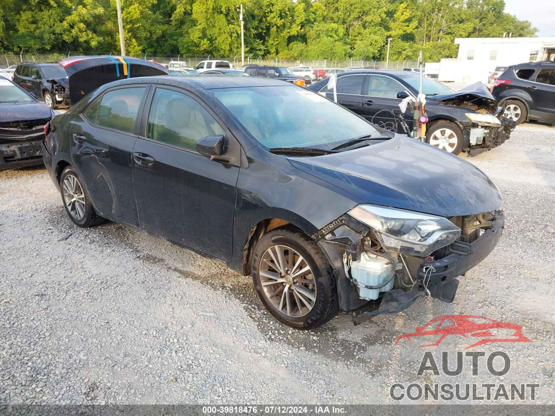 TOYOTA COROLLA 2016 - 5YFBURHE3GP414214
