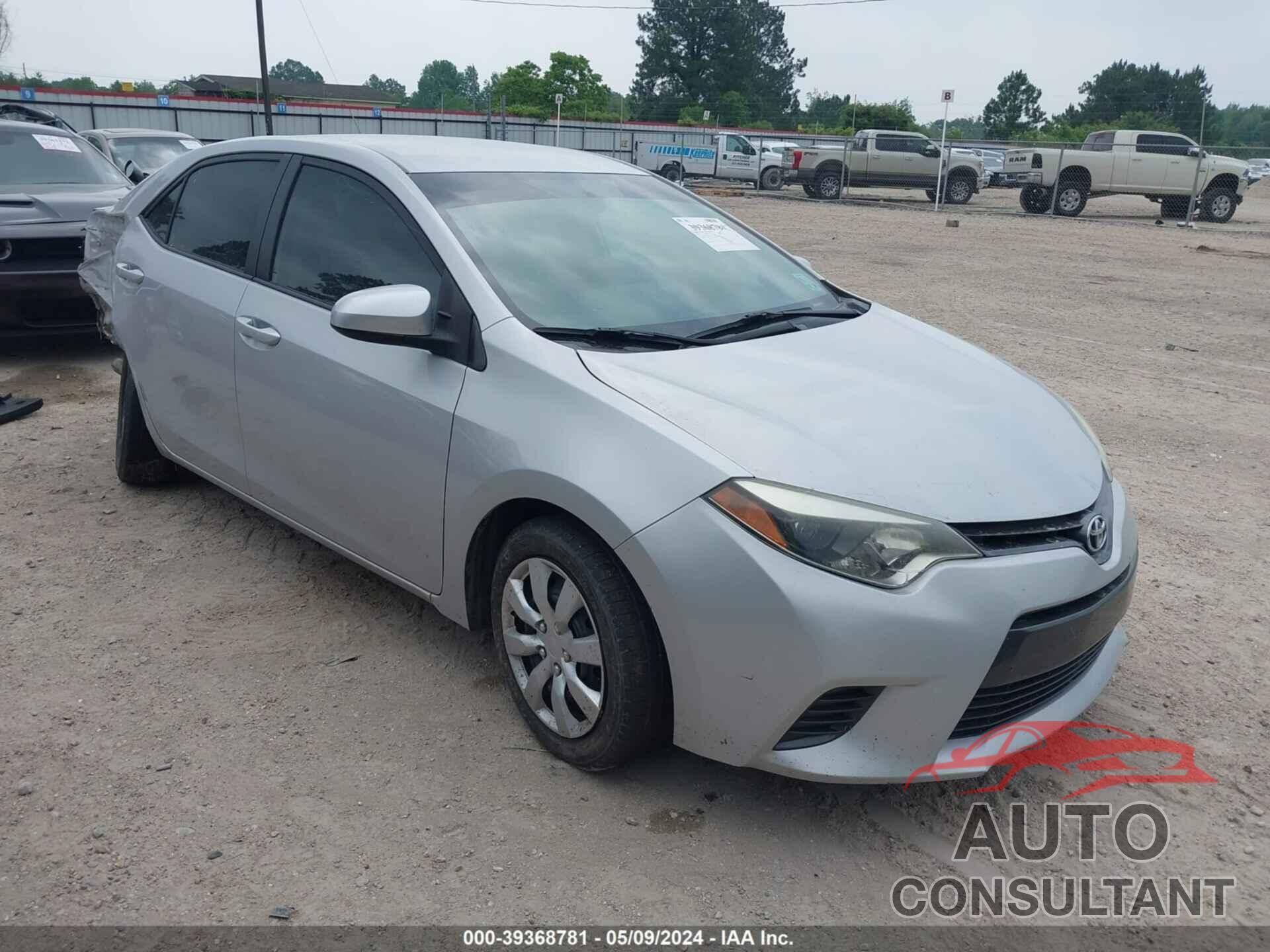 TOYOTA COROLLA 2016 - 2T1BURHE6GC522181