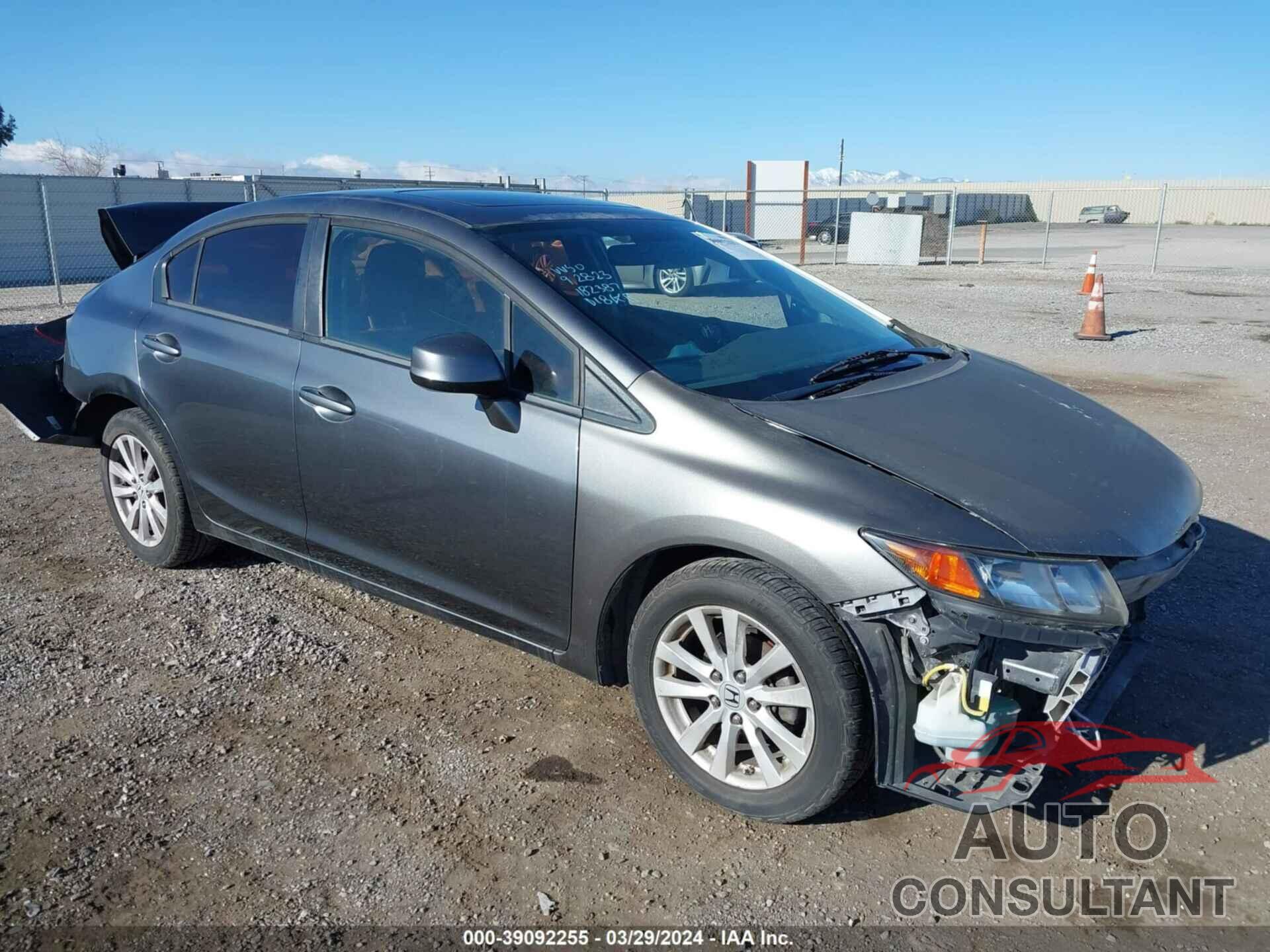 HONDA CIVIC 2012 - 19XFB2F85CE344254