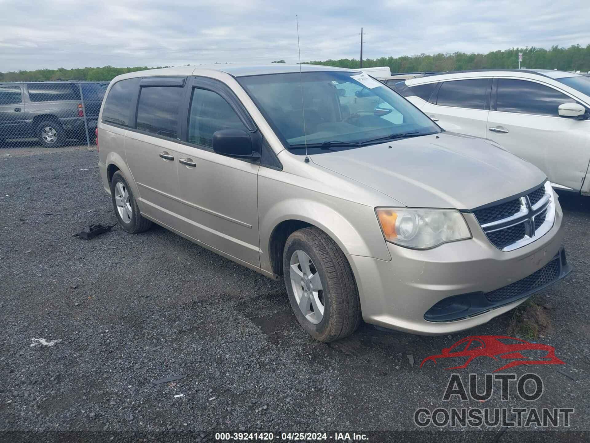 DODGE GRAND CARAVAN 2013 - 2C4RDGBG0DR658864