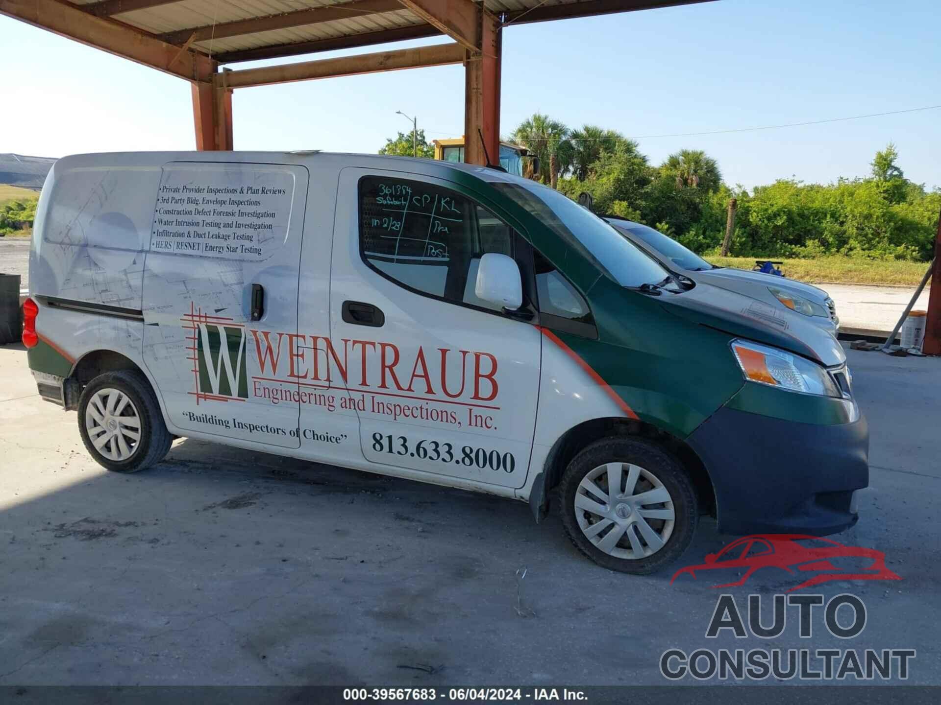 NISSAN NV200 2019 - 3N6CM0KNXKK705598