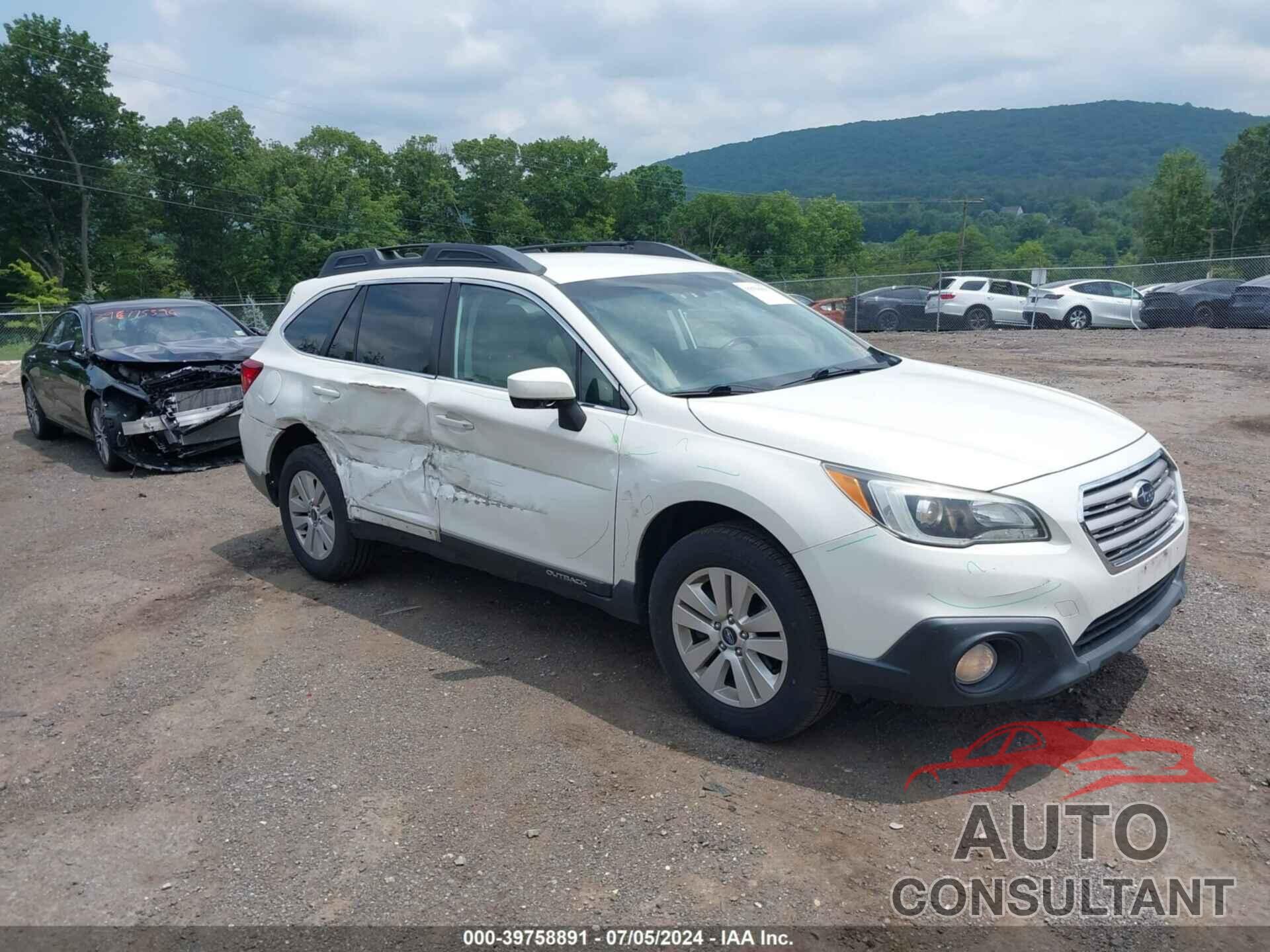 SUBARU OUTBACK 2017 - 4S4BSACCXH3218208