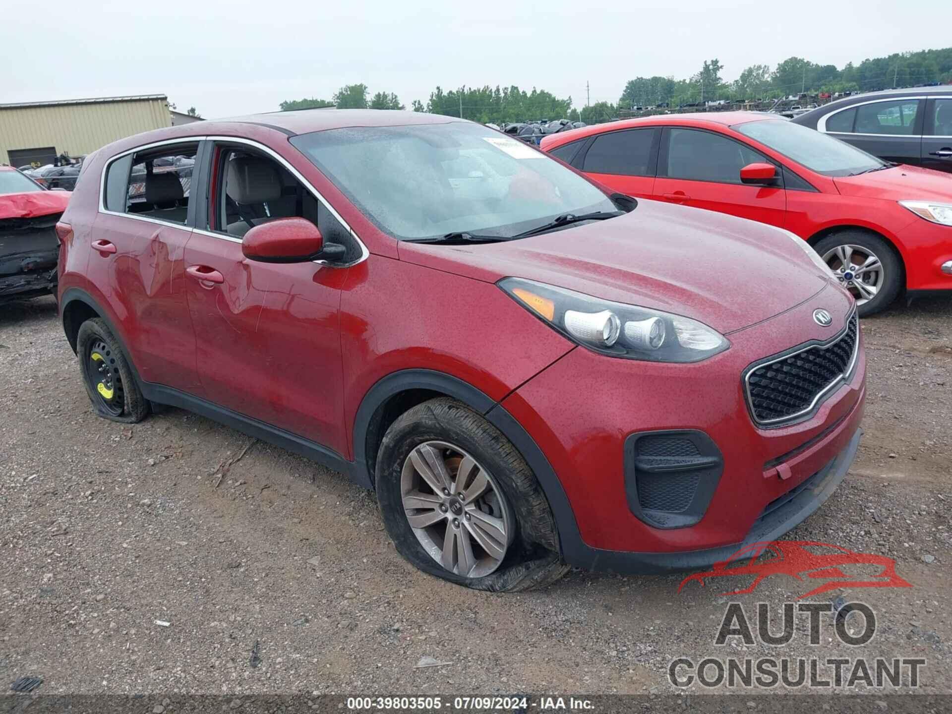 KIA SPORTAGE 2017 - KNDPM3AC0H7039378