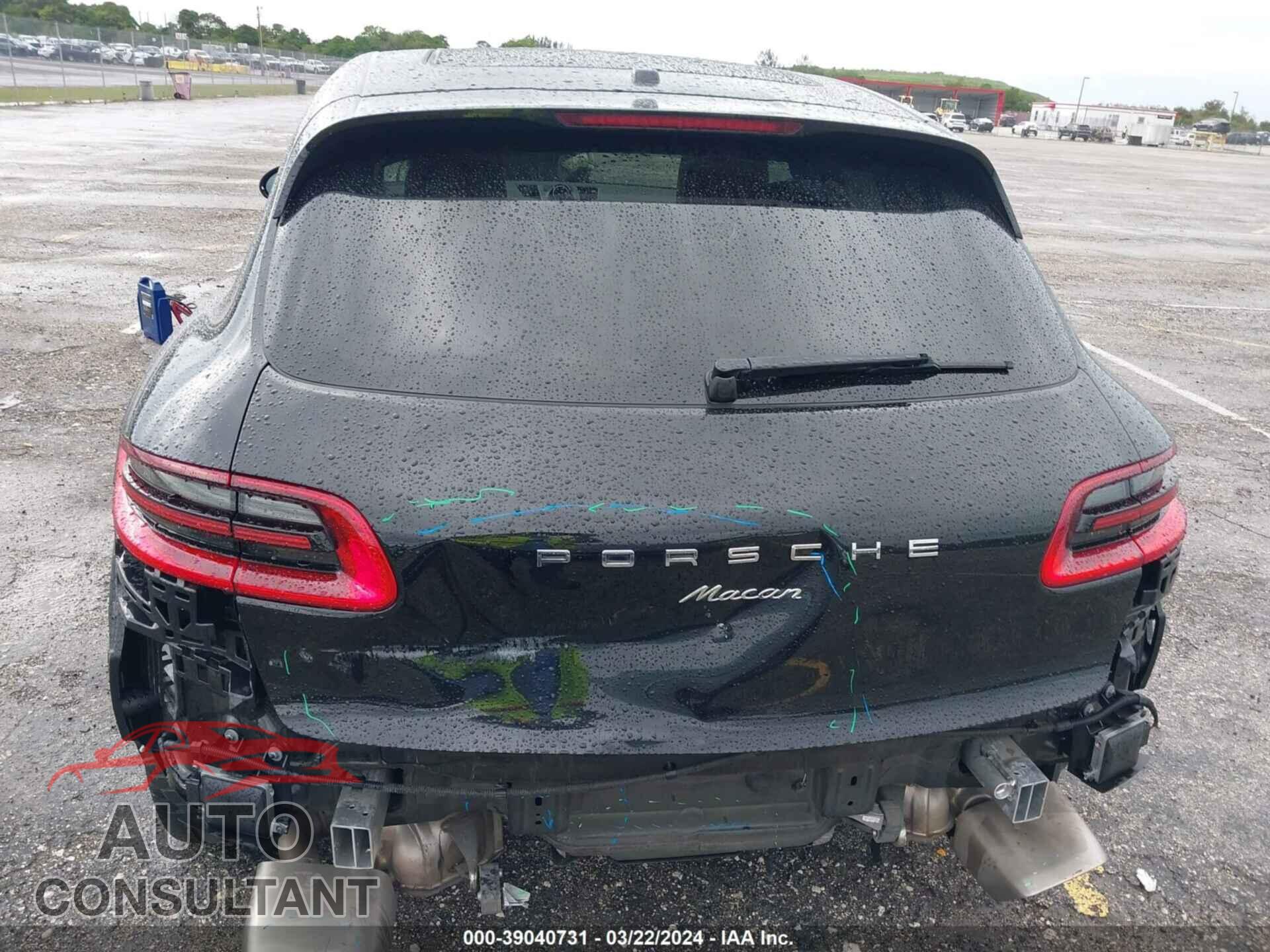 PORSCHE MACAN 2017 - WP1AA2A59HLB04728