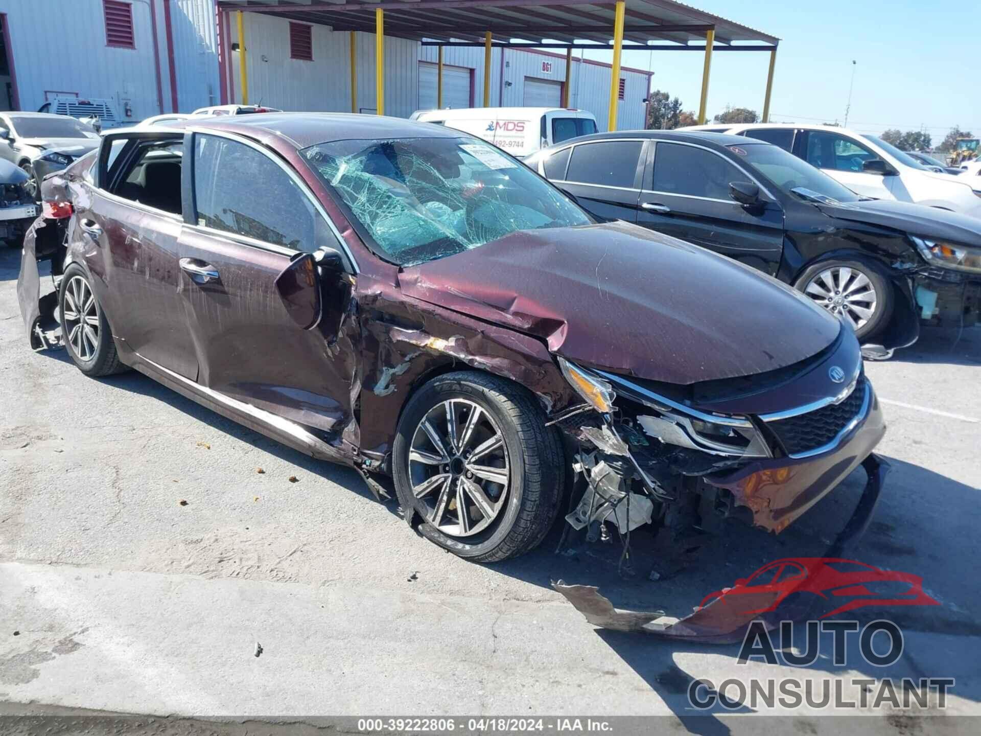 KIA OPTIMA 2019 - 5XXGT4L33KG346421