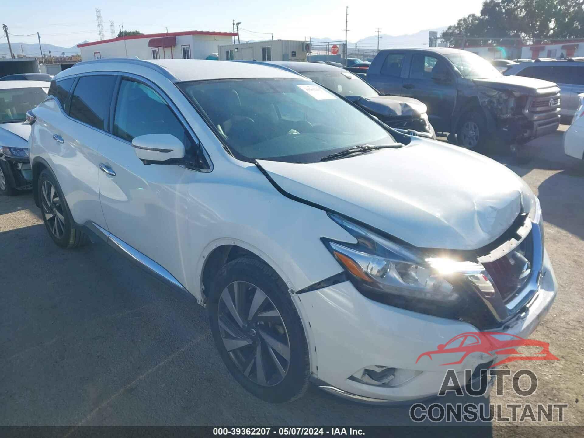 NISSAN MURANO 2016 - 5N1AZ2MG9GN141297