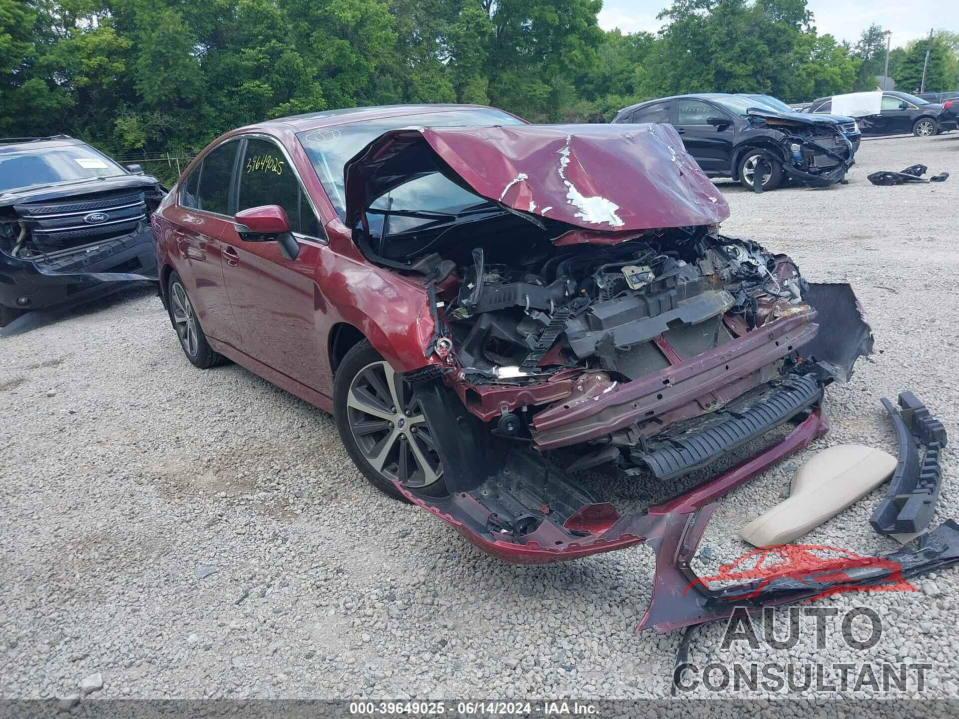 SUBARU LEGACY 2016 - 4S3BNBN67G3047618