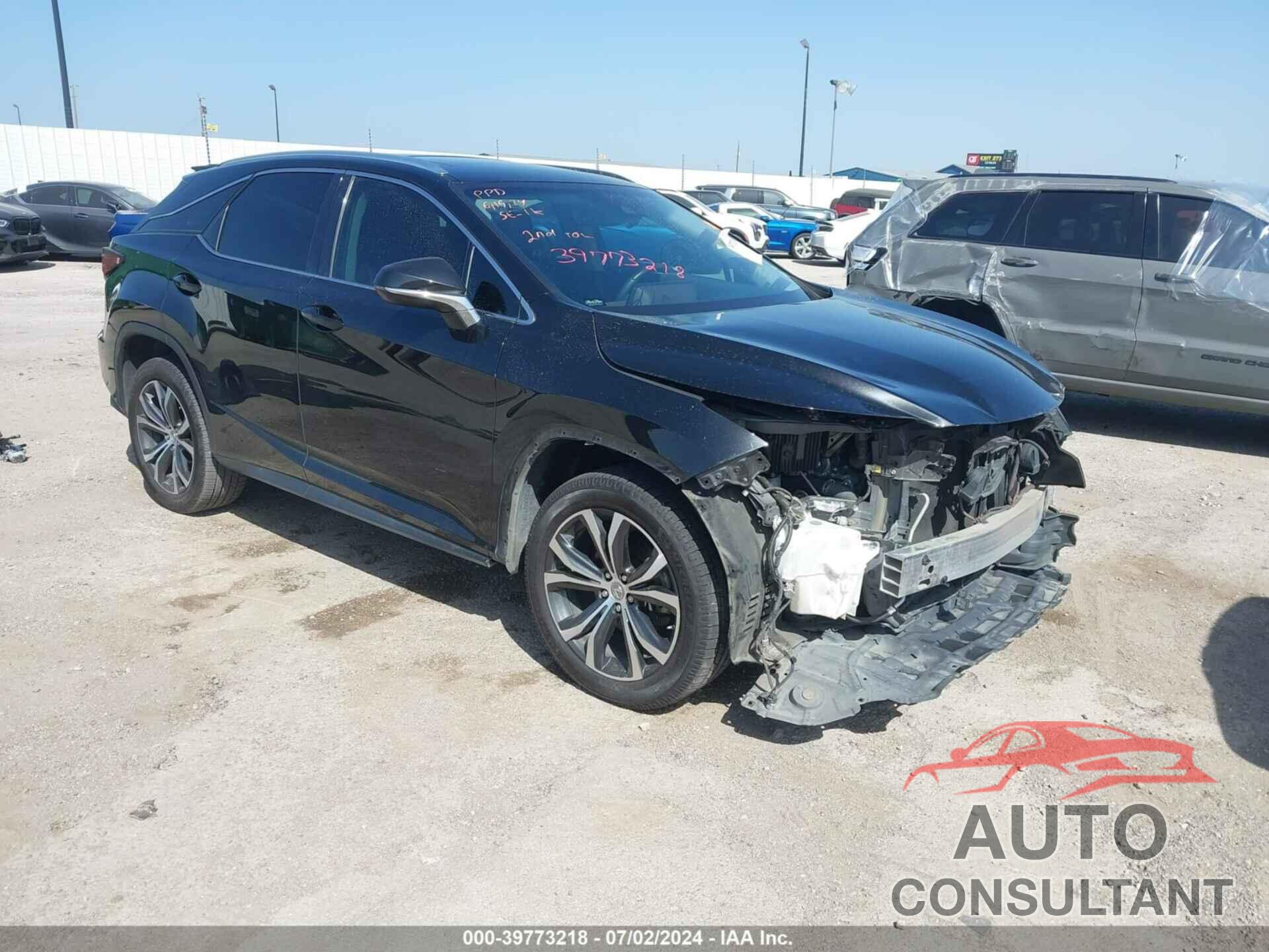 LEXUS RX 350 2017 - 2T2ZZMCA5HC053623