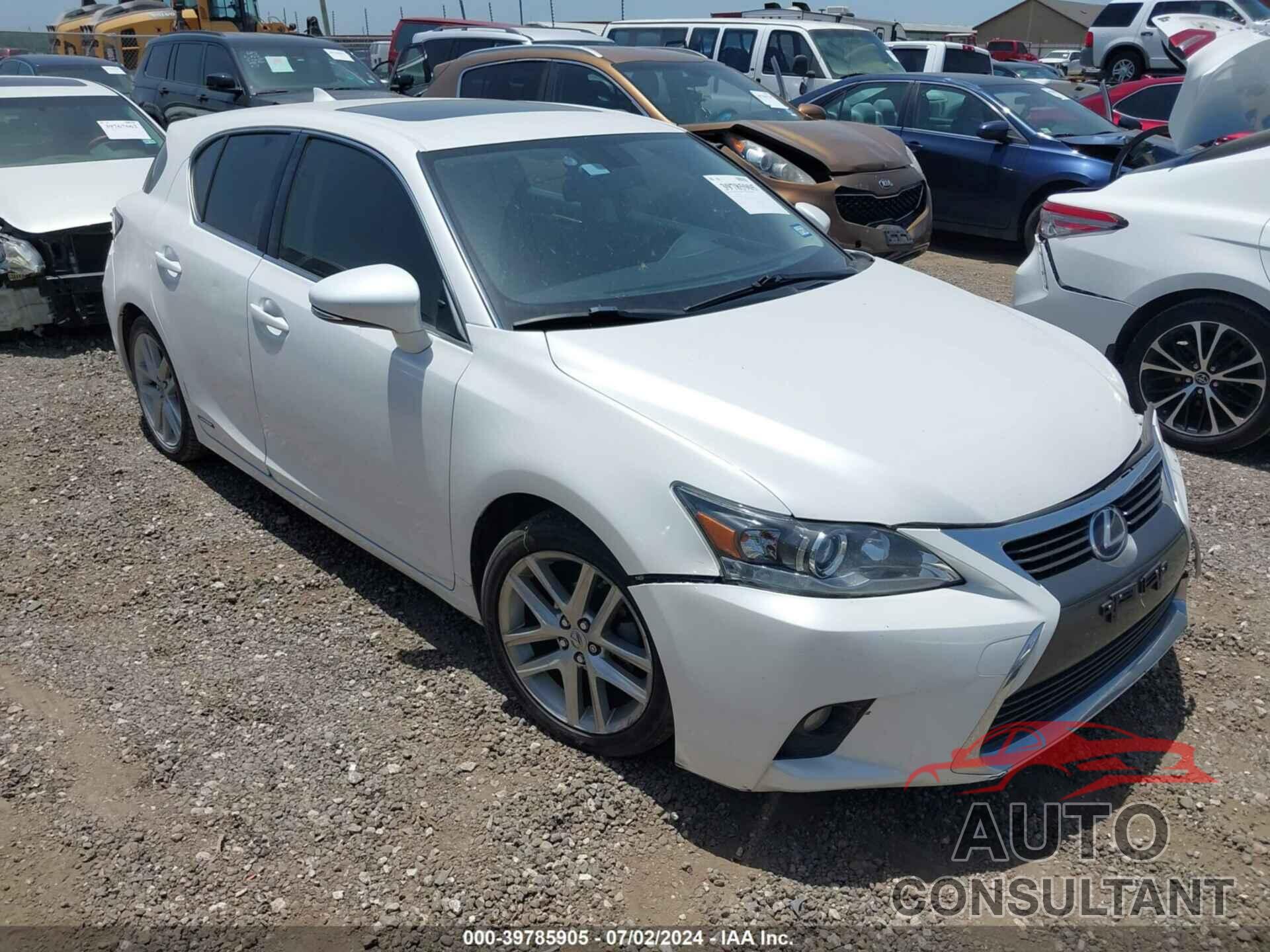 LEXUS CT 200H 2017 - JTHKD5BH2H2294111