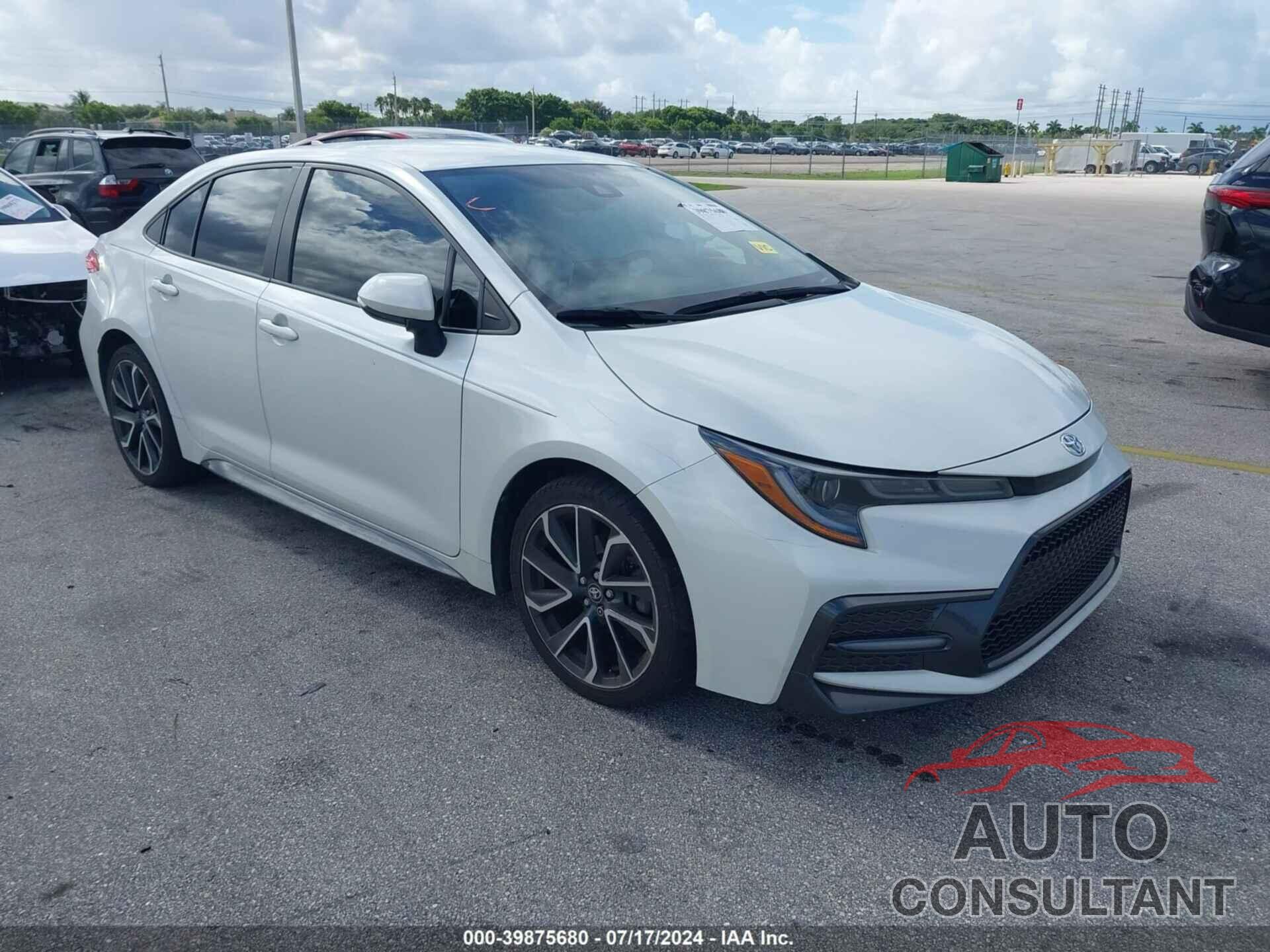 TOYOTA COROLLA 2021 - JTDS4MCE3MJ079871