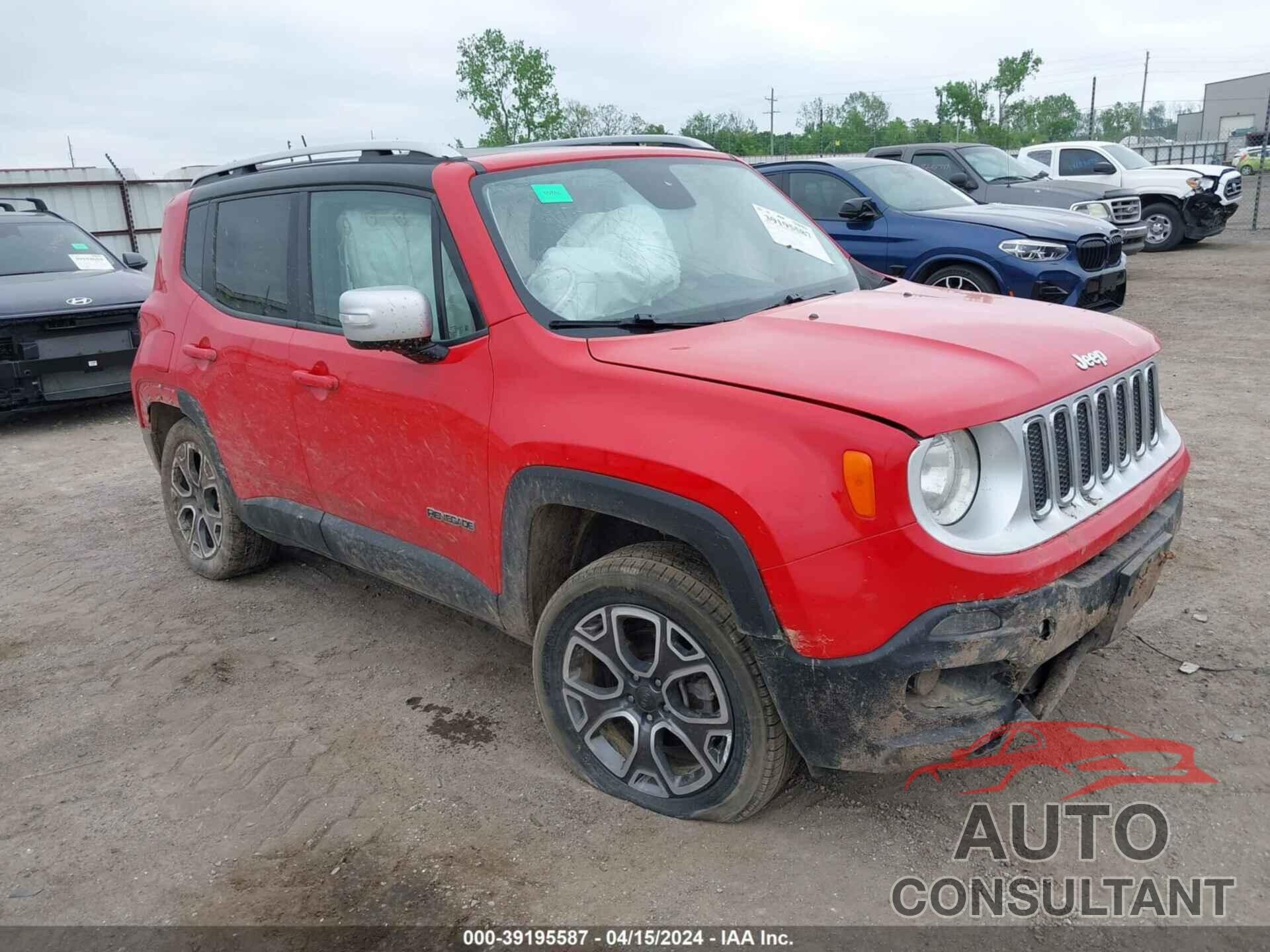 JEEP RENEGADE 2016 - ZACCJBDT9GPD39760