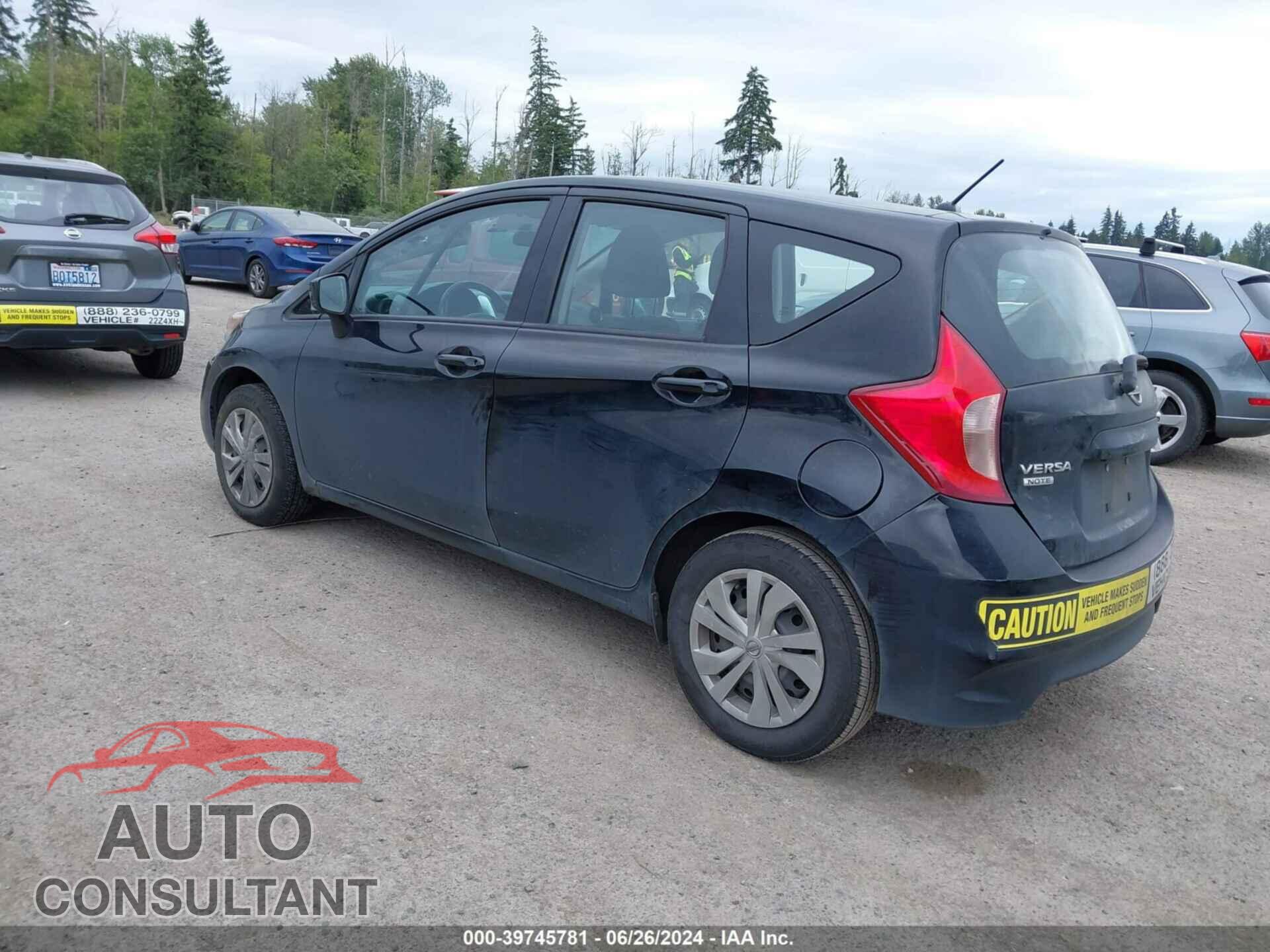 NISSAN VERSA NOTE 2019 - 3N1CE2CP9KL361514