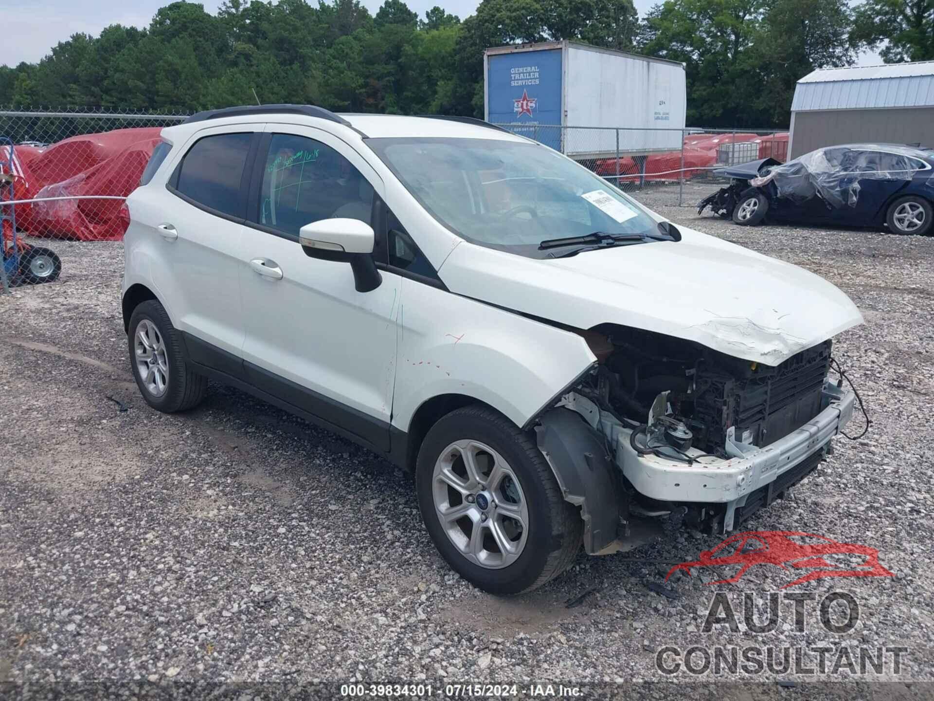 FORD ECOSPORT 2019 - MAJ3S2GE7KC291866