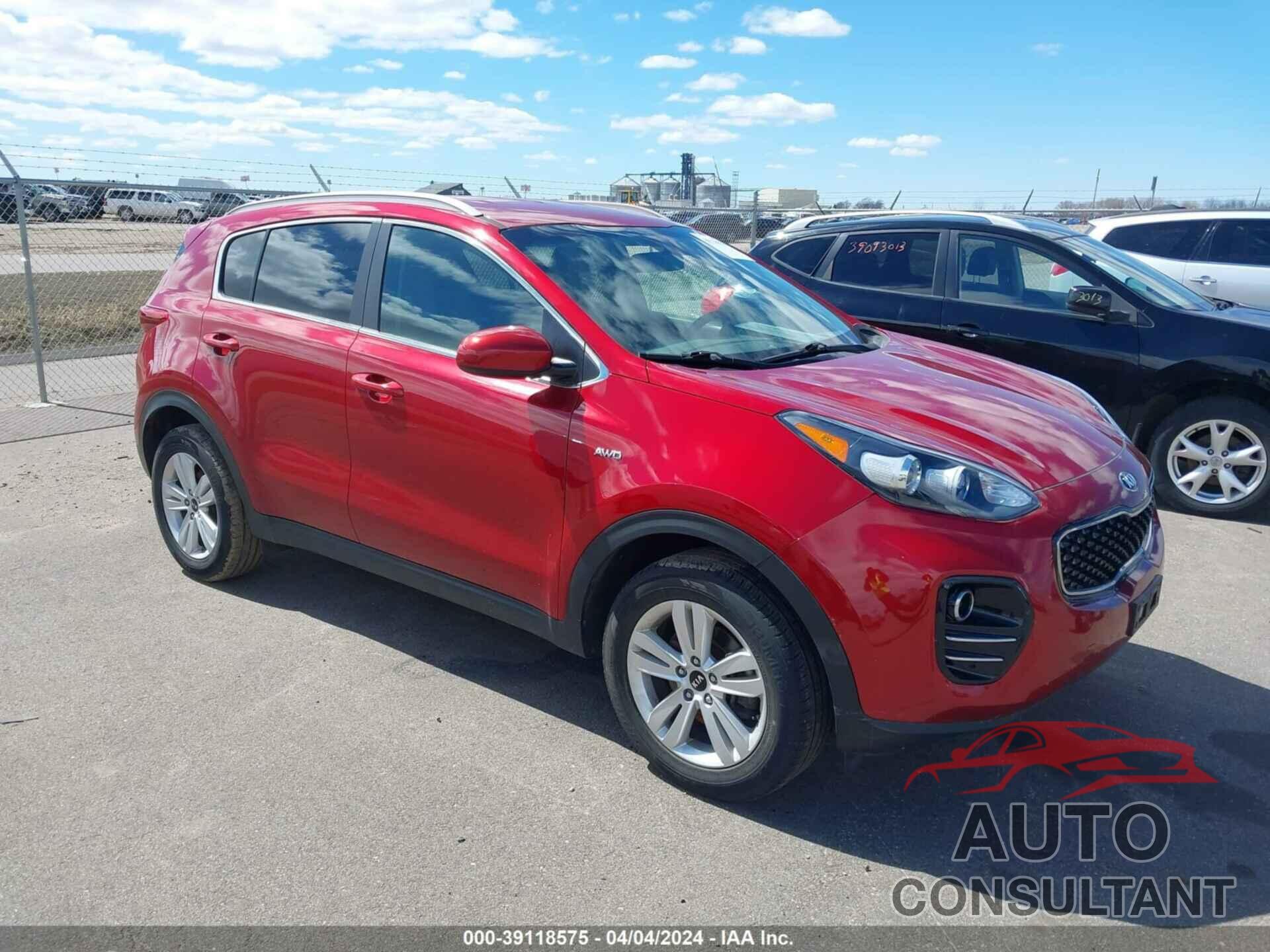 KIA SPORTAGE 2019 - KNDPMCAC9K7603942