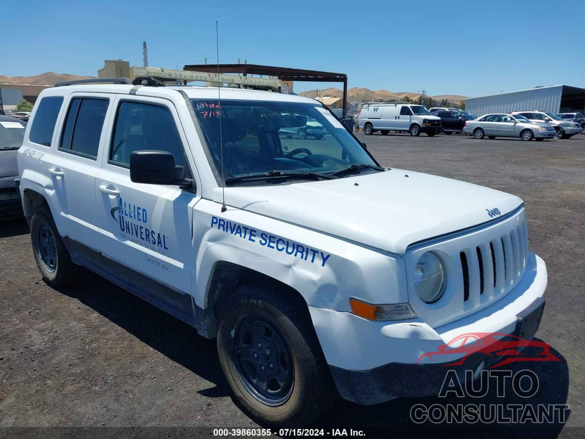 JEEP PATRIOT 2017 - 1C4NJPBA6HD211564